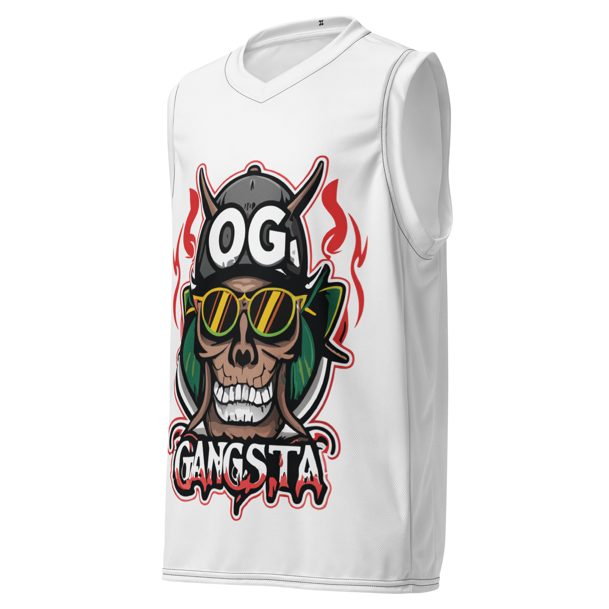 OG Gangsta unisex basketball jersey