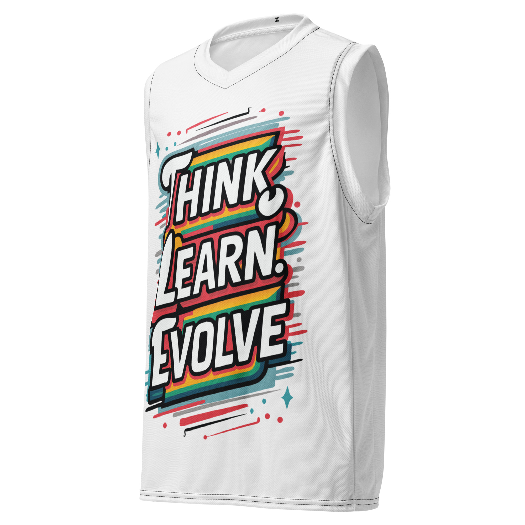 Think Evolve unisex basketball jersey