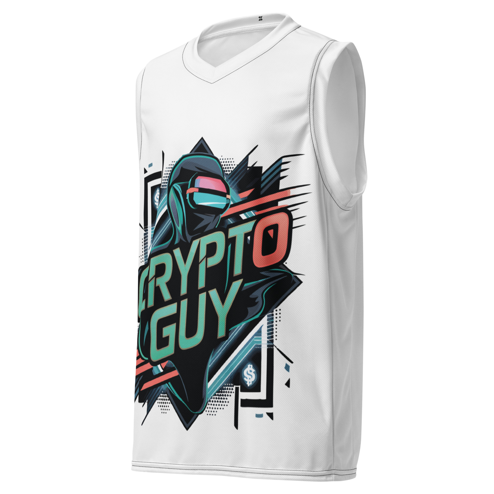 Crypto Guy unisex basketball jersey