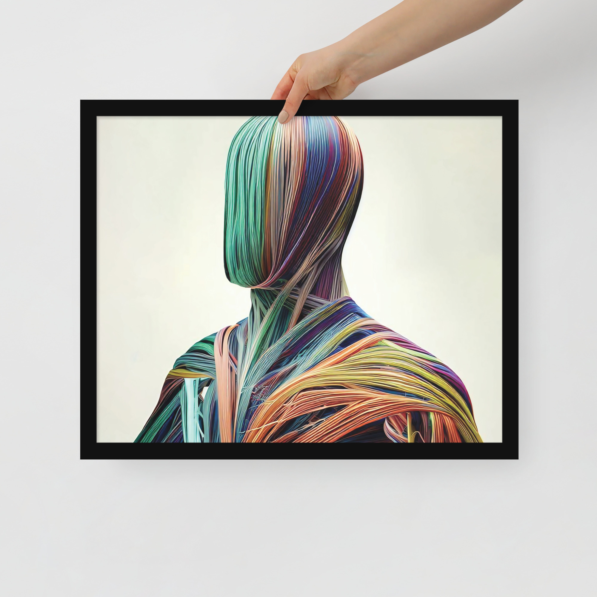String Anatomy Framed poster