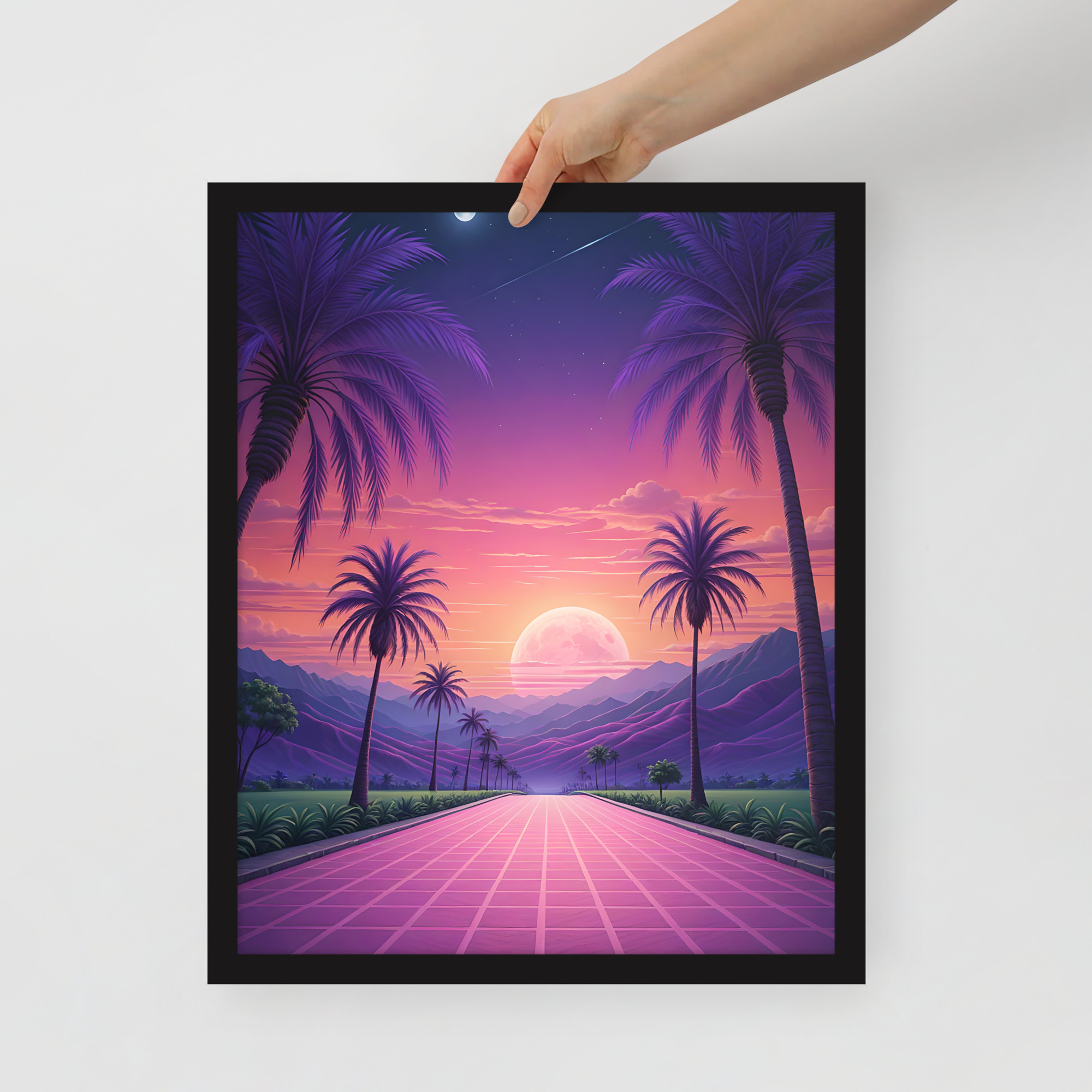 Miami vibes Framed poster