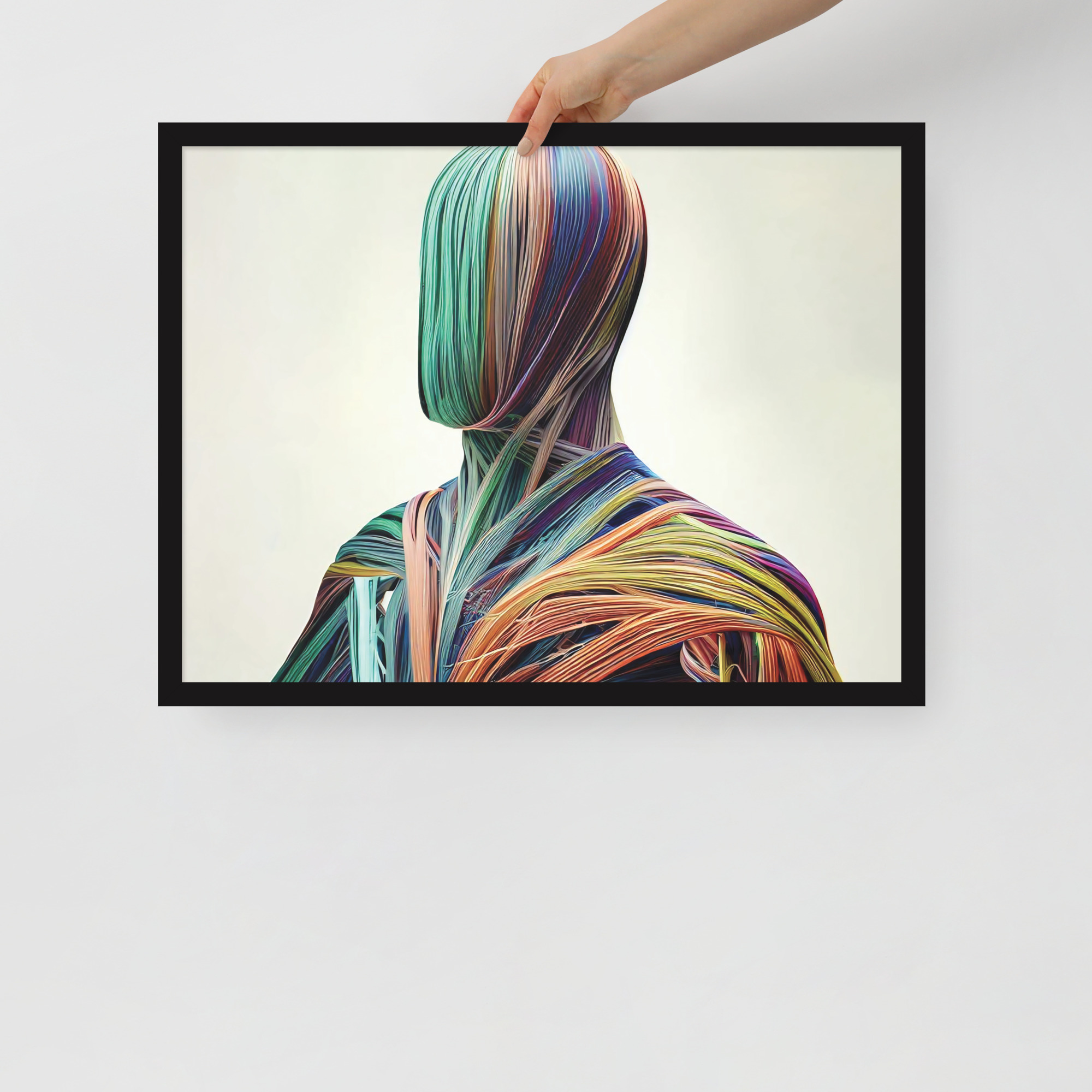 String Anatomy Framed poster