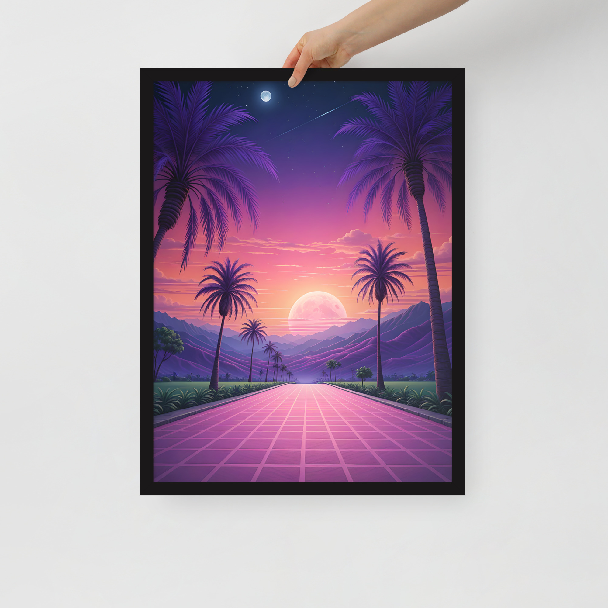 Miami vibes Framed poster