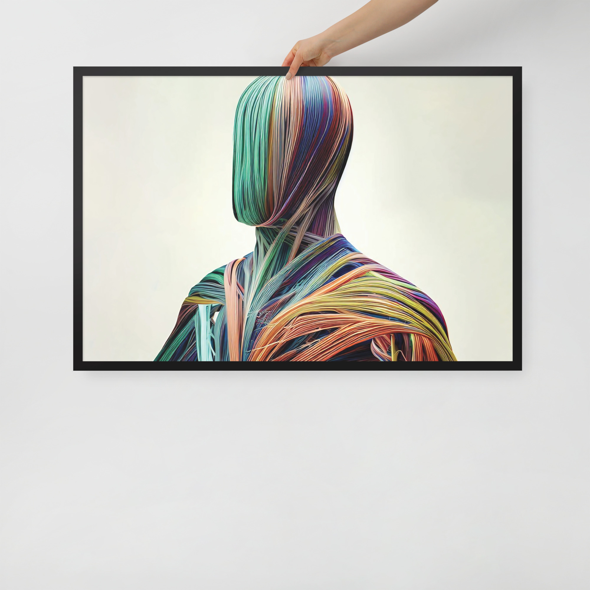 String Anatomy Framed poster
