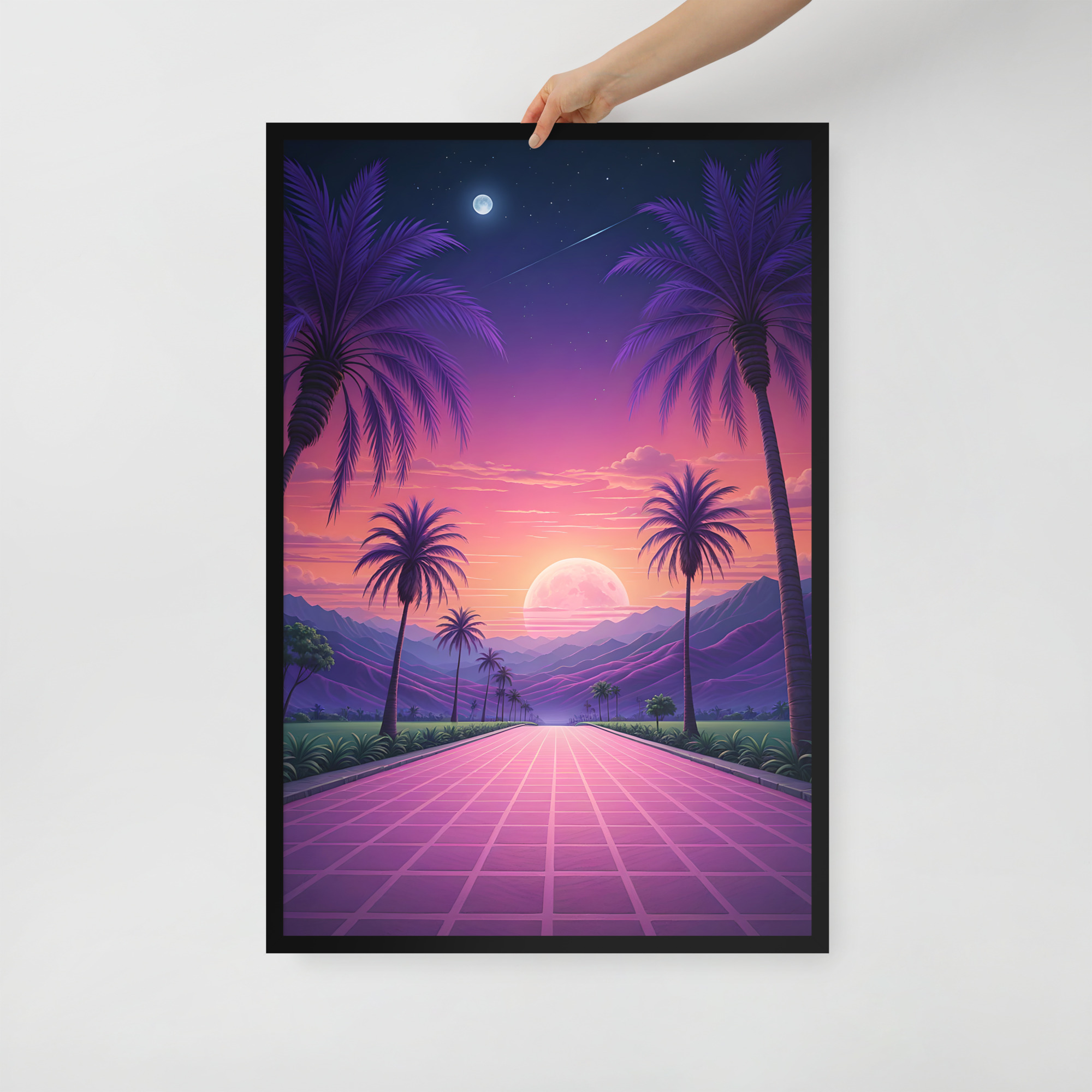 Miami vibes Framed poster