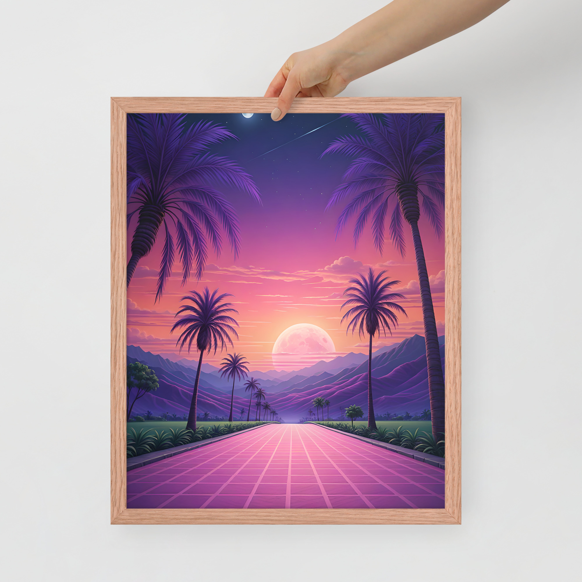 Miami vibes Framed poster