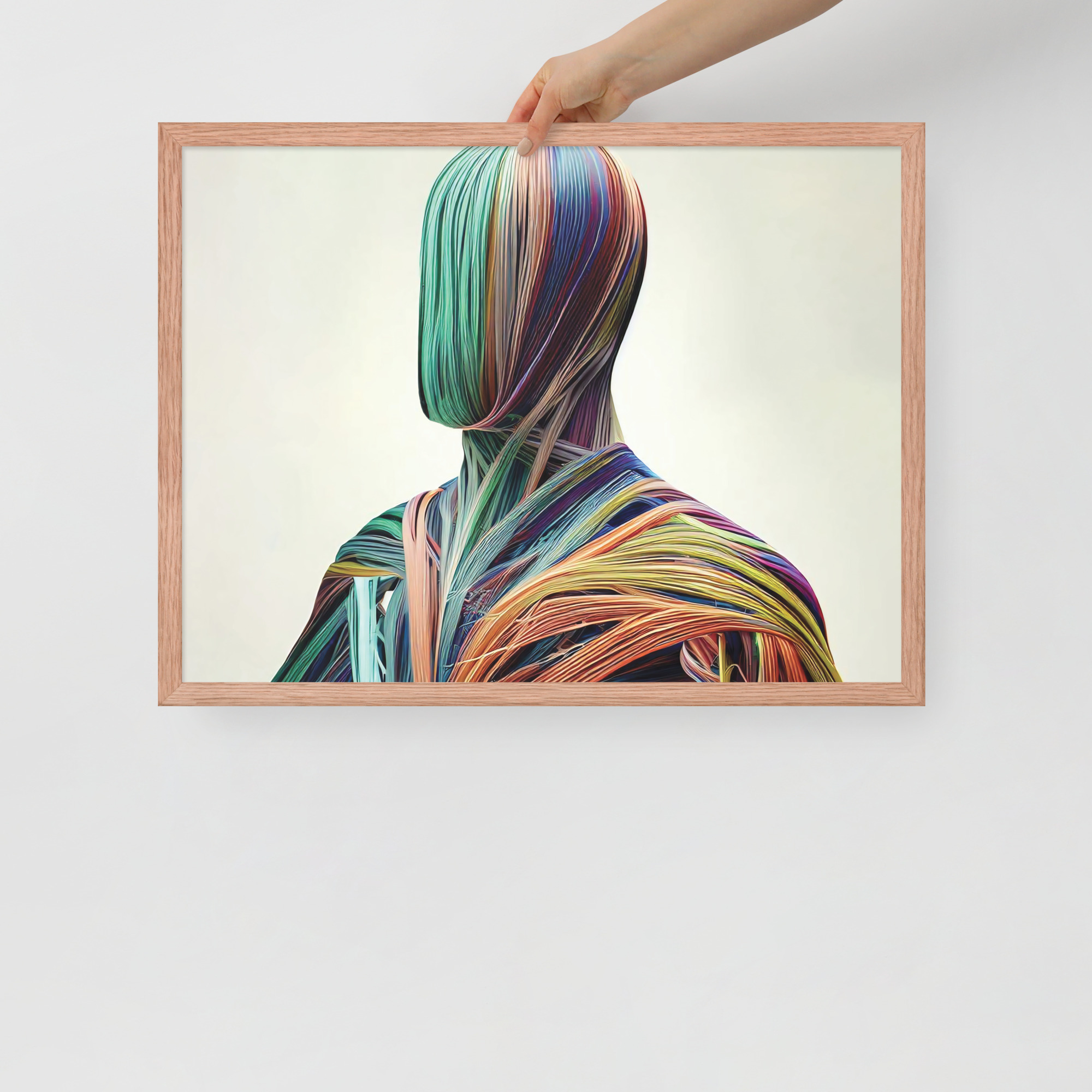 String Anatomy Framed poster
