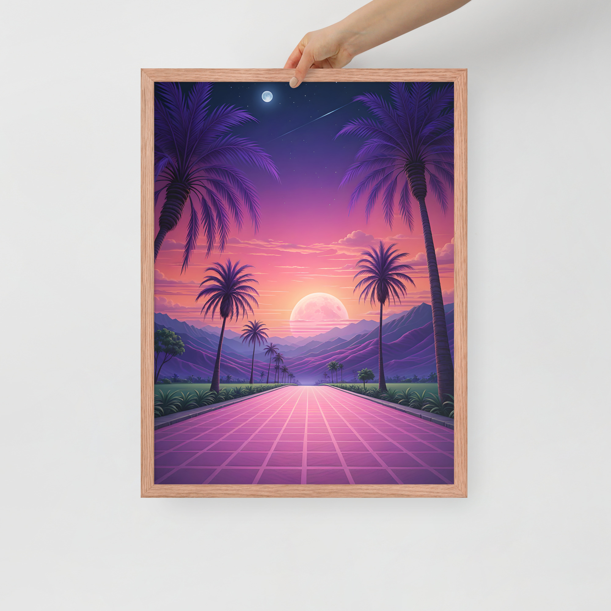Miami vibes Framed poster