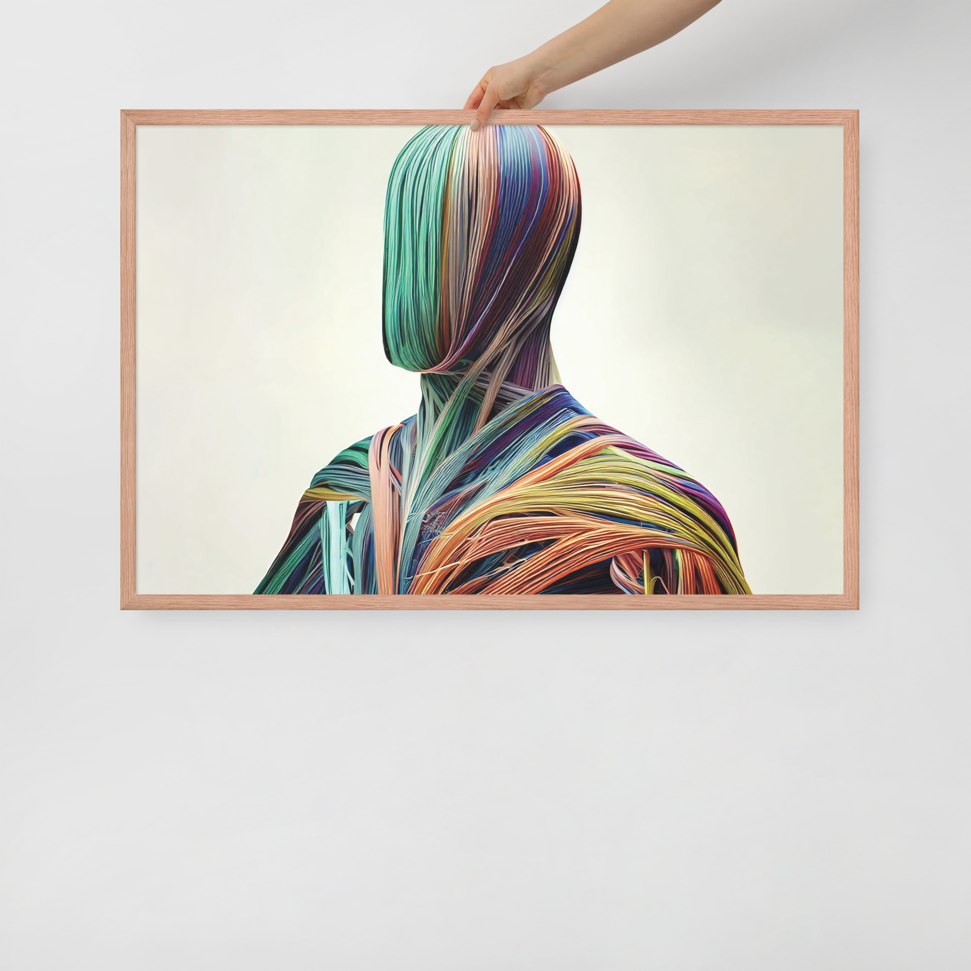 String Anatomy Framed poster