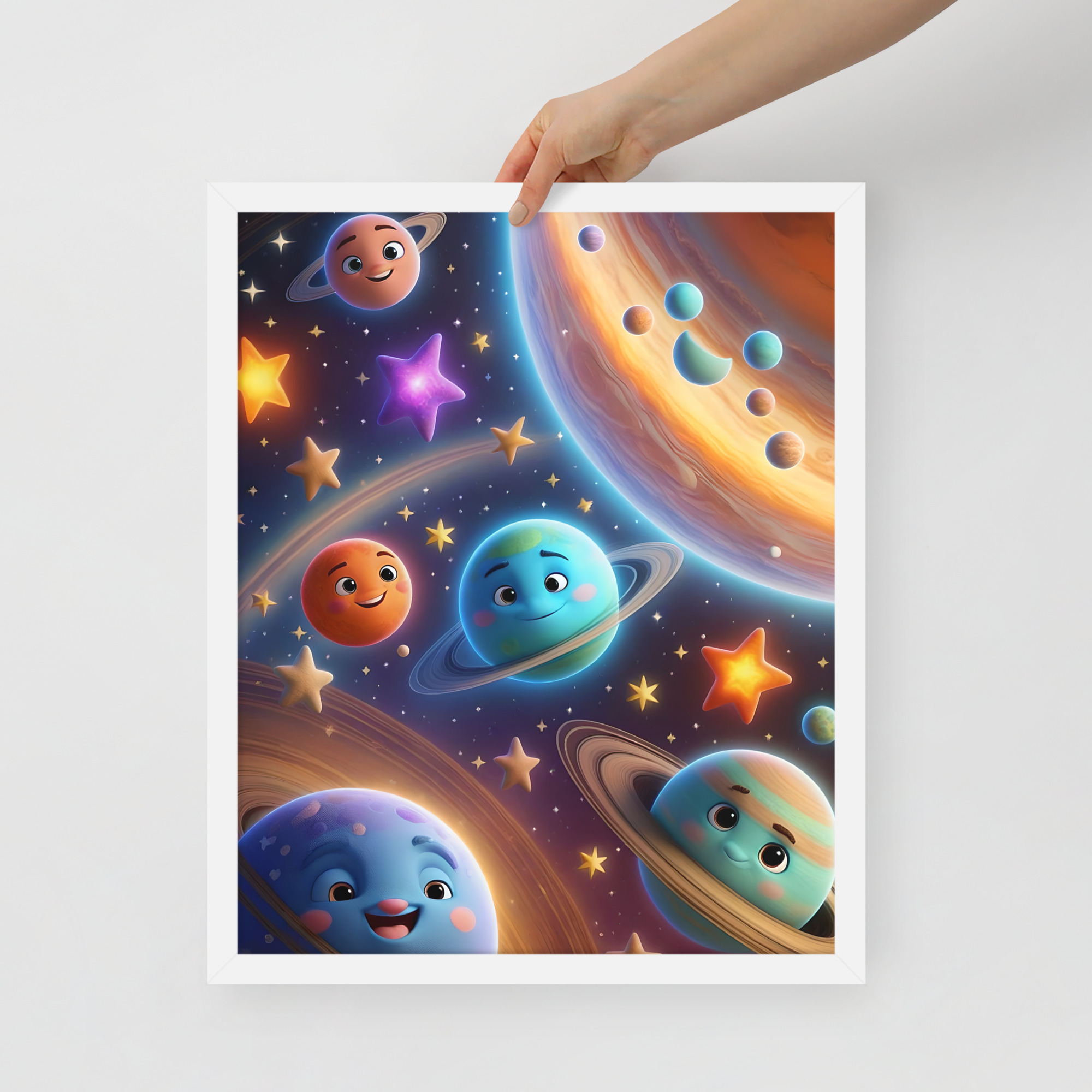 enhanced-matte-paper-framed-poster-in-white-16x20-front-6832bf8797558.jpg Smiley Planets Framed poster