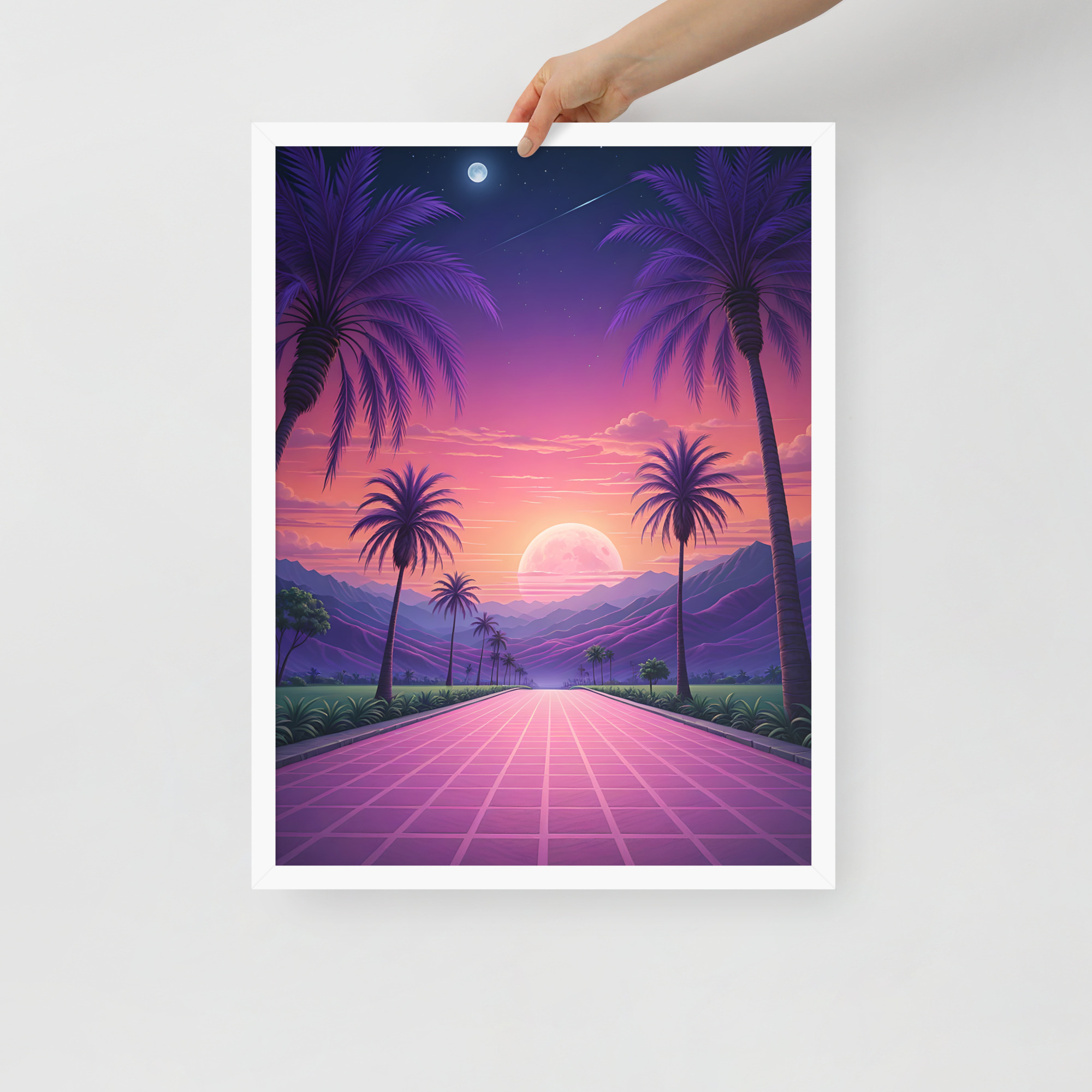 Miami vibes Framed poster