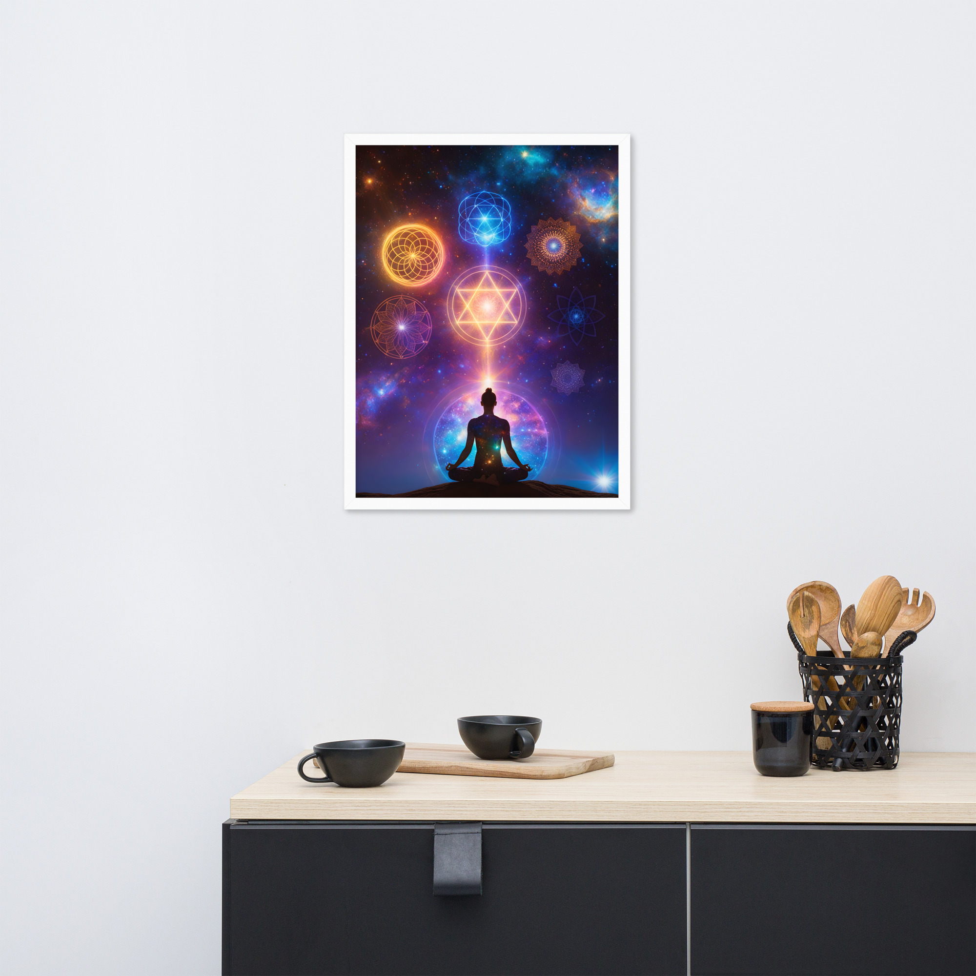 Deep Yoga Framed poster