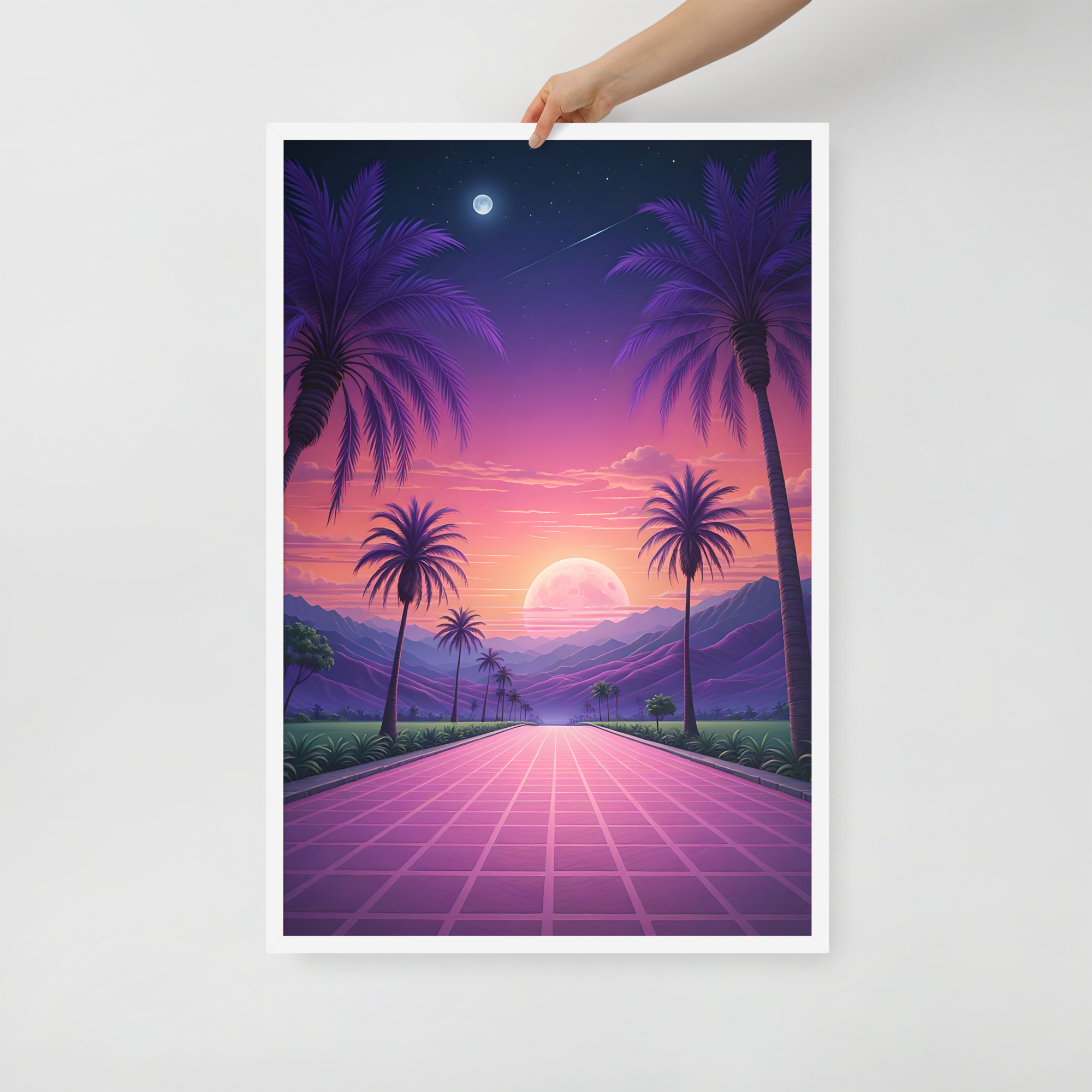 Miami vibes Framed poster