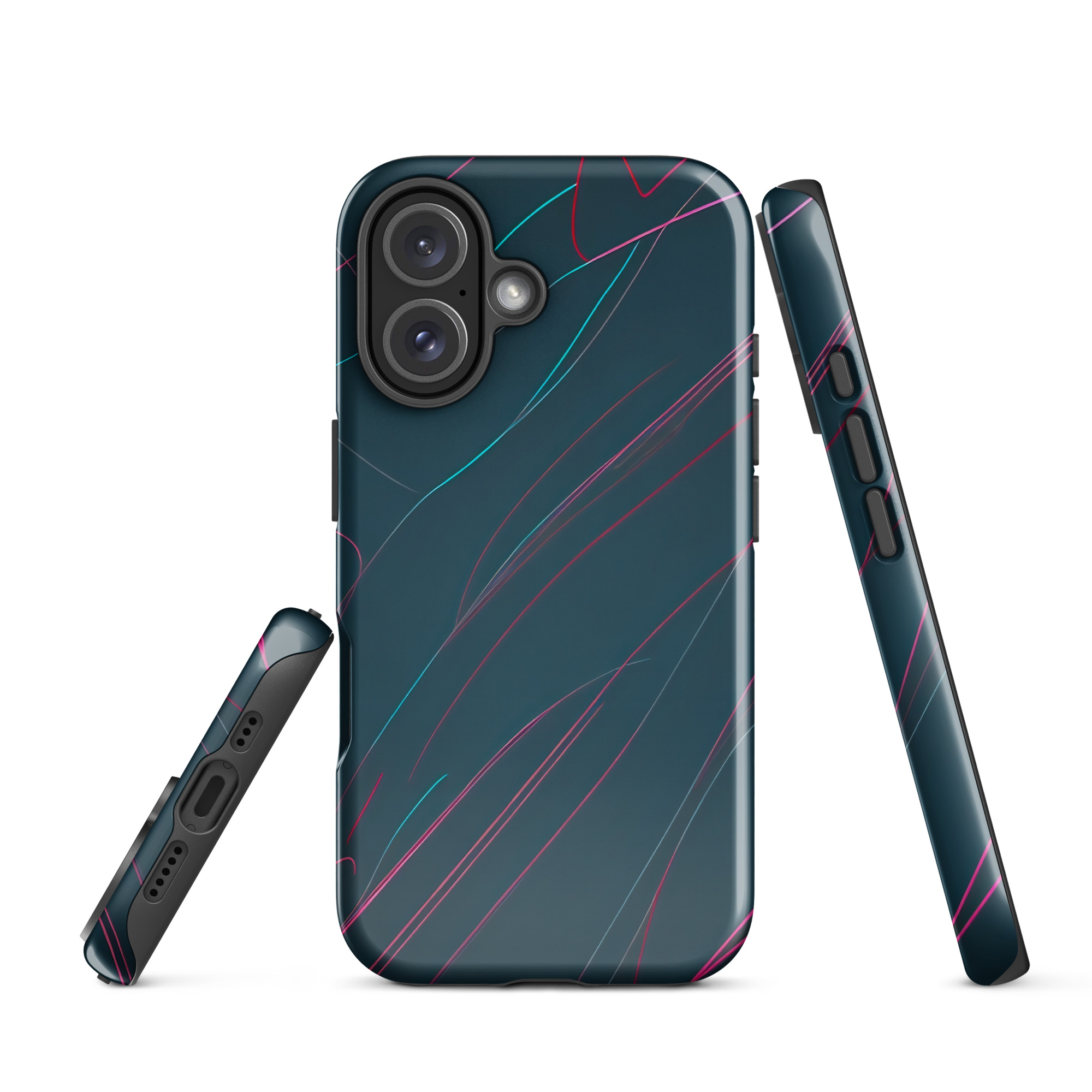 Synthwave Tough Case for iPhone®