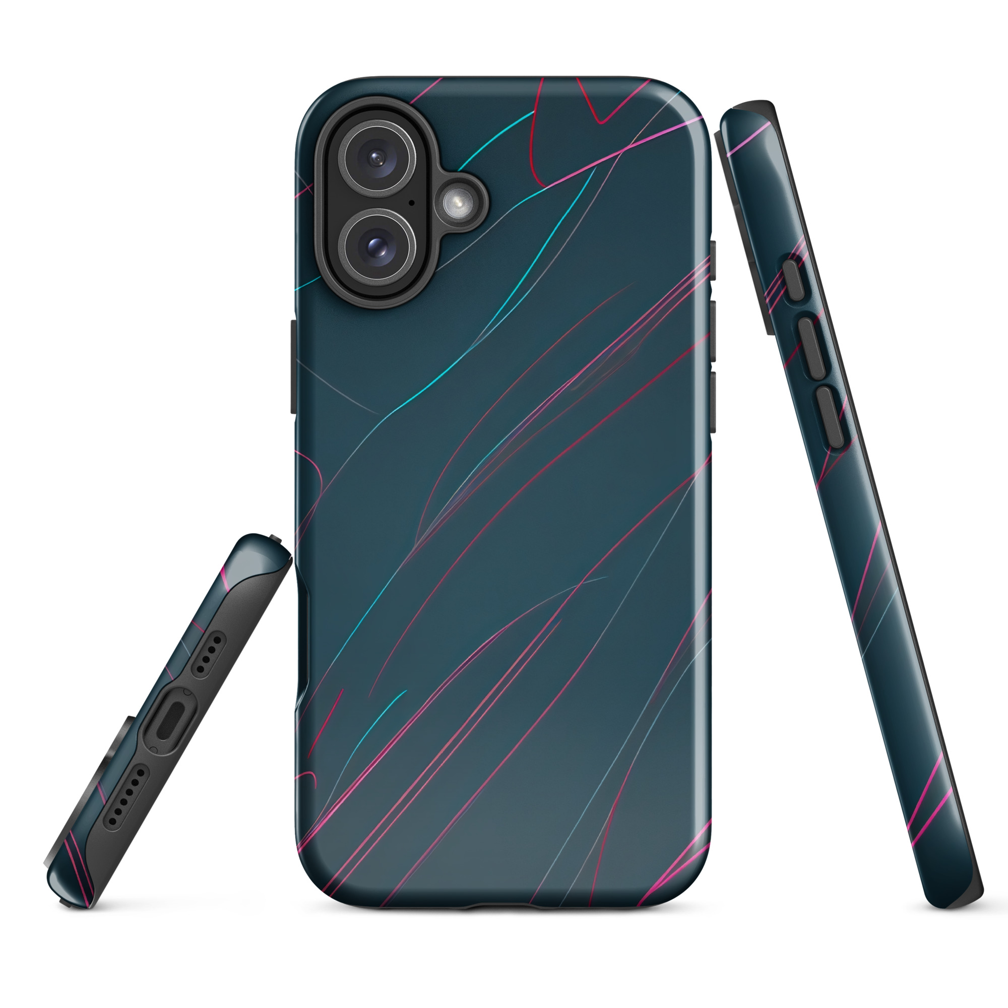 Synthwave Tough Case for iPhone®