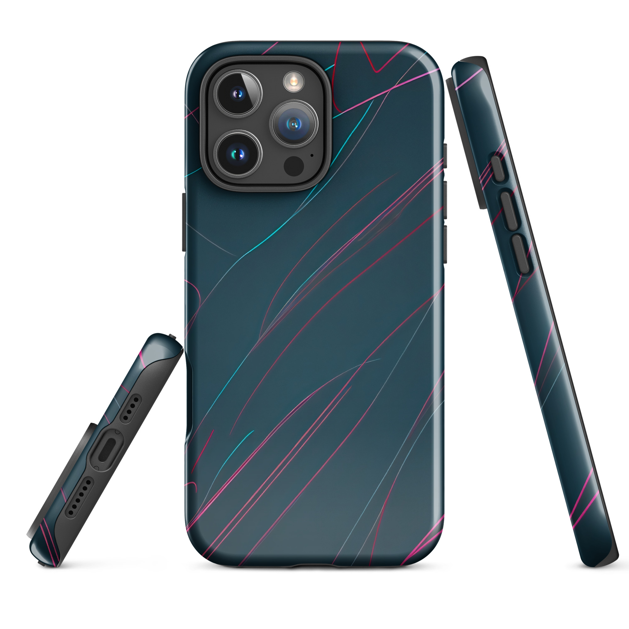 Synthwave Tough Case for iPhone®