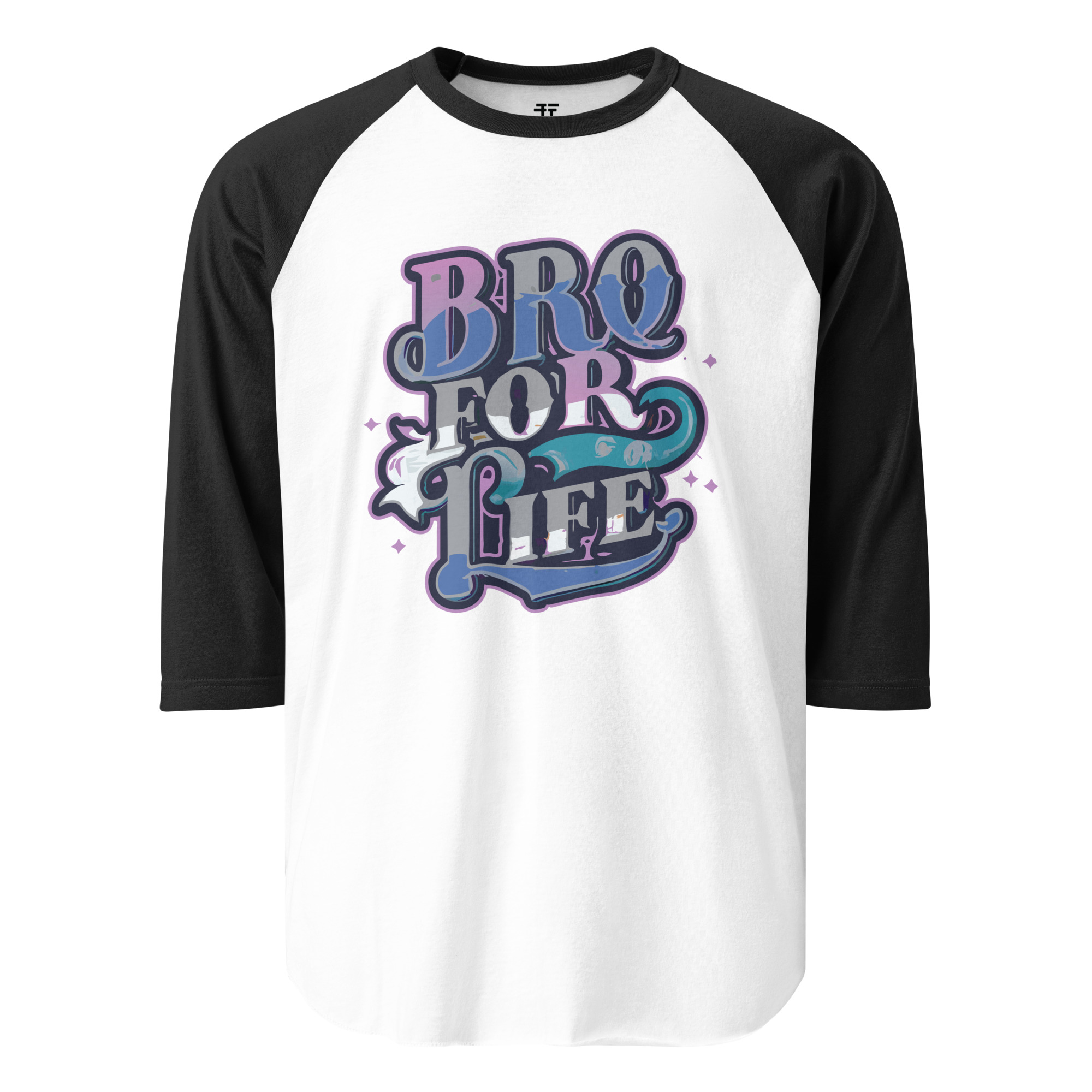 Bro for Life 3/4 sleeve raglan shirt