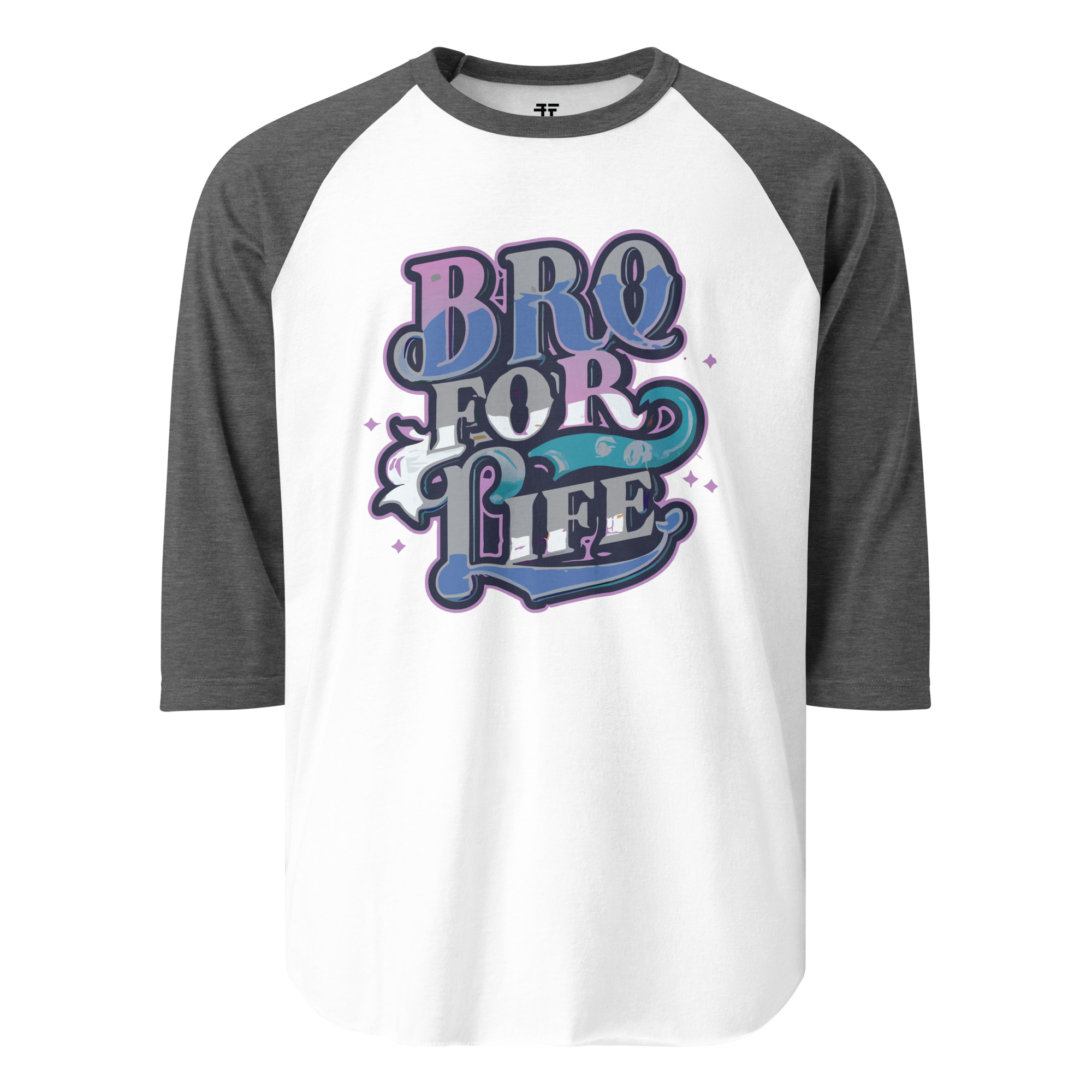 Bro for Life 3/4 sleeve raglan shirt