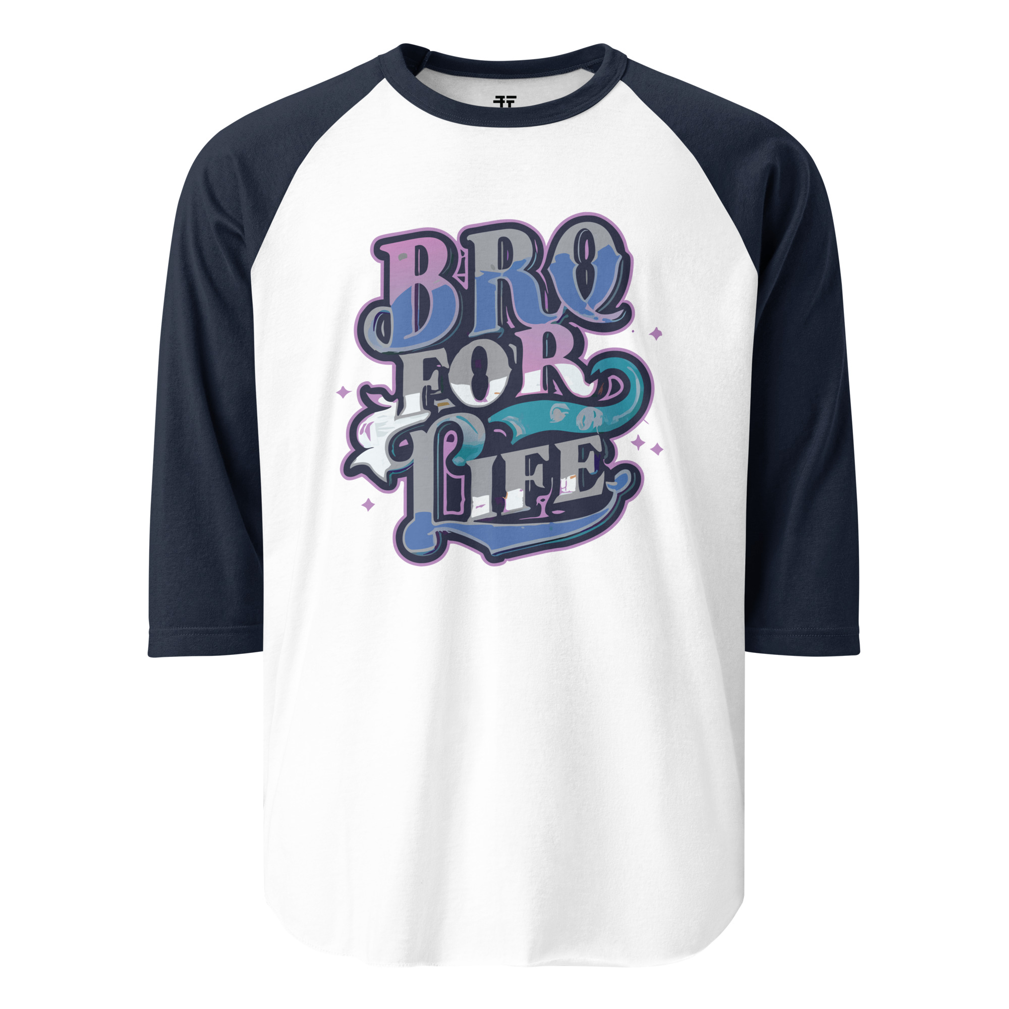 Bro for Life 3/4 sleeve raglan shirt