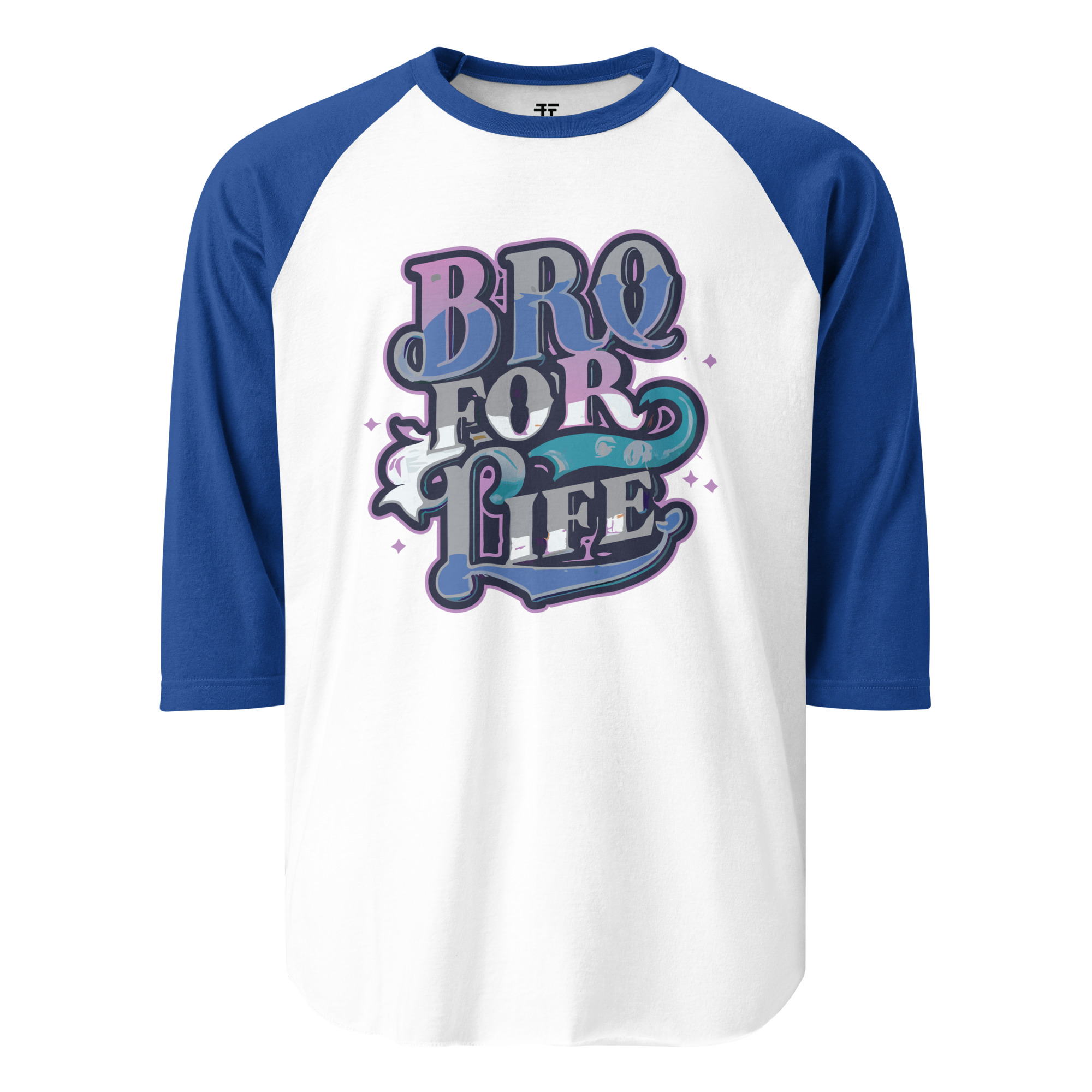 Bro for Life 3/4 sleeve raglan shirt