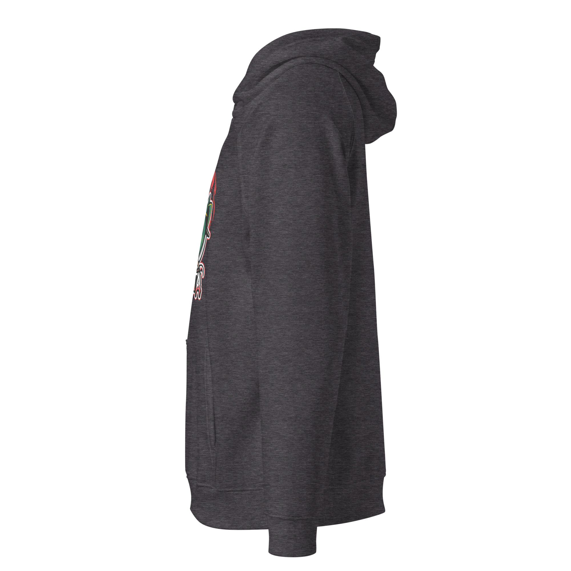 OG Gangsta Unisex eco raglan hoodie