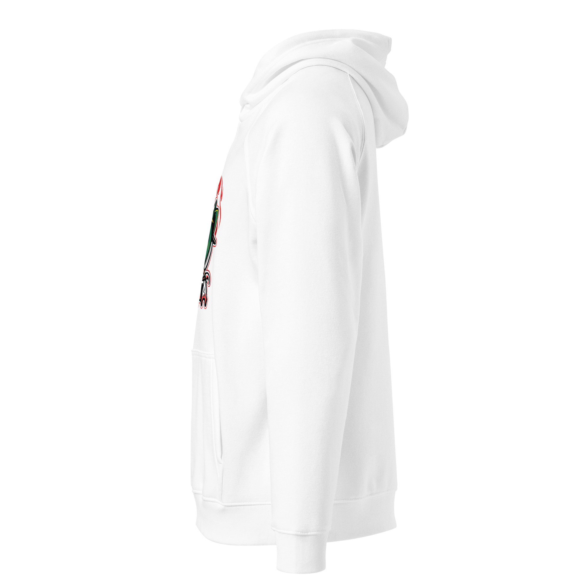 OG Gangsta Unisex eco raglan hoodie