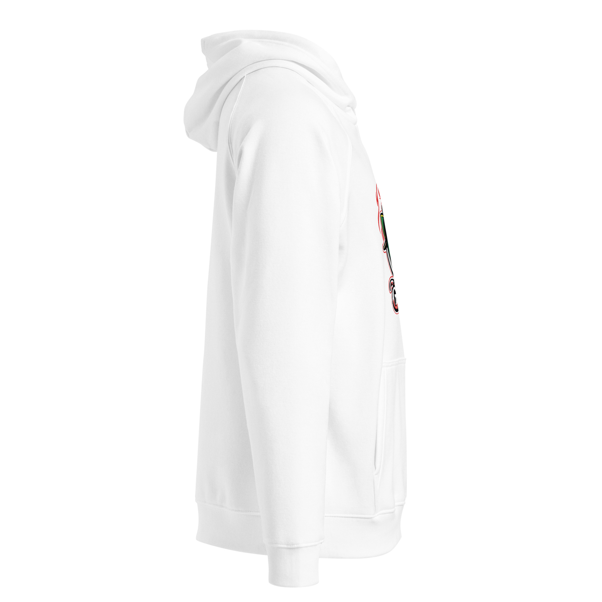OG Gangsta Unisex eco raglan hoodie