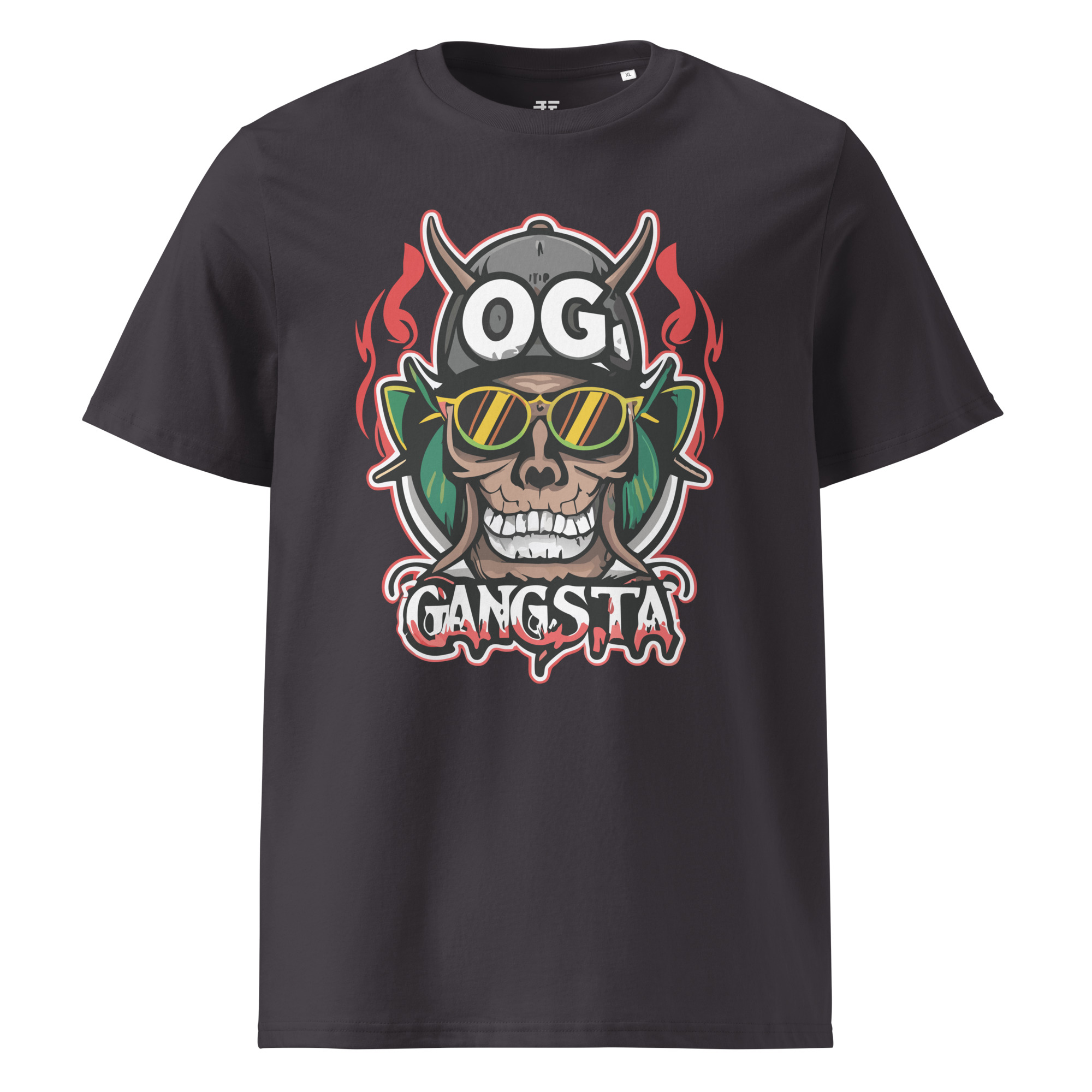 unisex-organic-cotton-t-shirt-anthracite-front-6833fb4114494.jpg OG Gangsta Unisex organic cotton t-shirt
