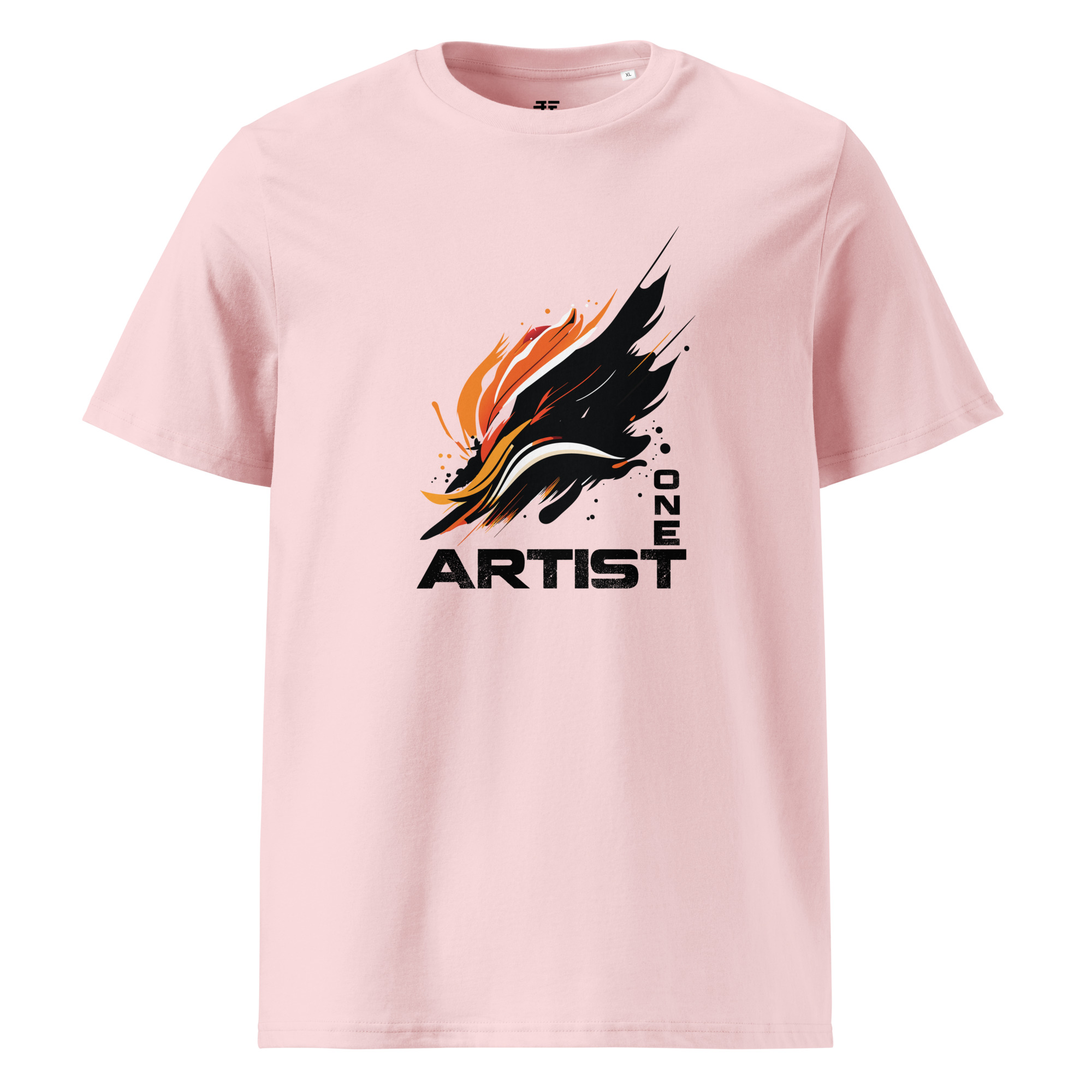 unisex-organic-cotton-t-shirt-cotton-pink-front-683403da5d196.jpg Artist One Unisex organic cotton t-shirt
