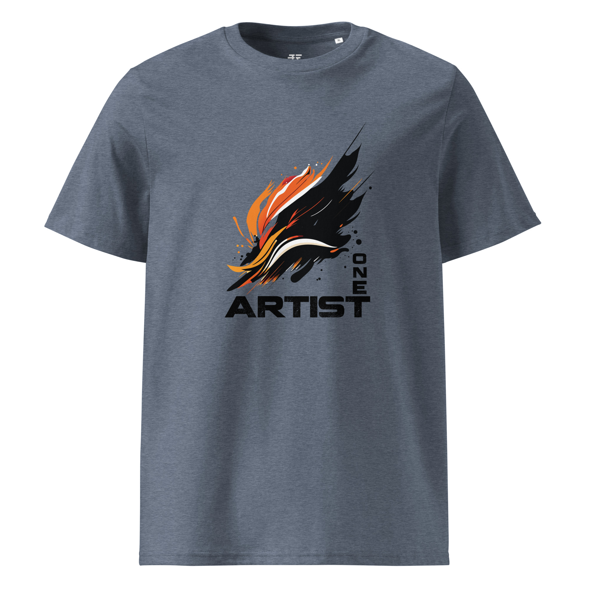 unisex-organic-cotton-t-shirt-dark-heather-blue-front-683403da44dd4.jpg Artist One Unisex organic cotton t-shirt