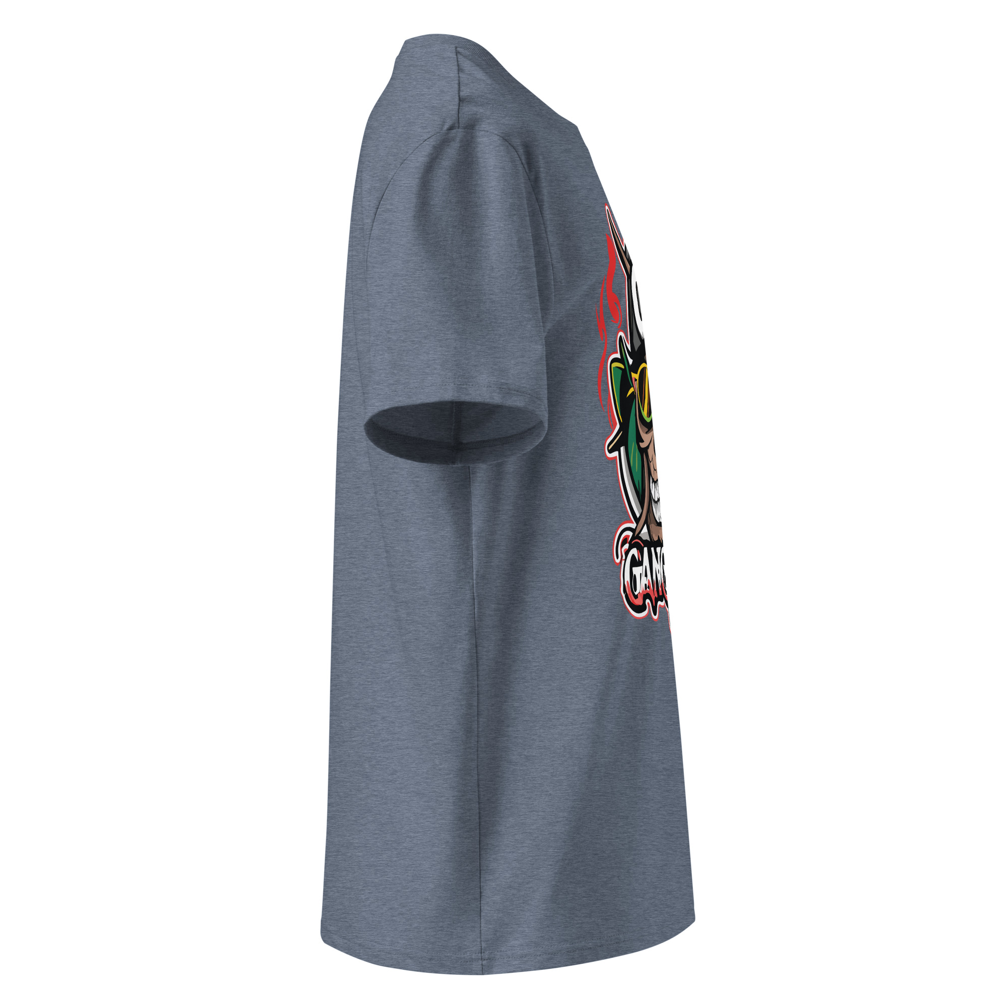 unisex-organic-cotton-t-shirt-dark-heather-blue-right-6833fb4154198.jpg OG Gangsta Unisex organic cotton t-shirt