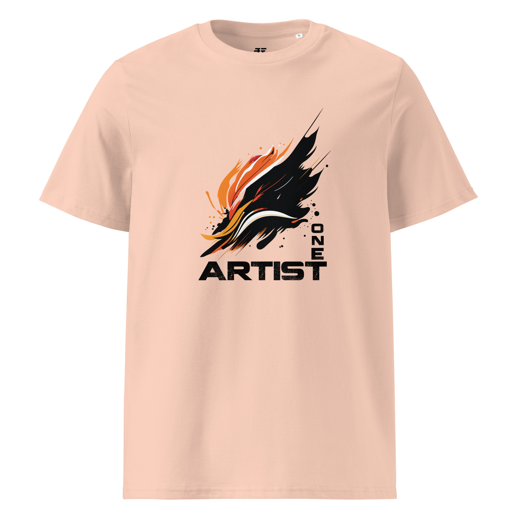 unisex-organic-cotton-t-shirt-fraiche-peche-front-683403da4dc40.jpg Artist One Unisex organic cotton t-shirt