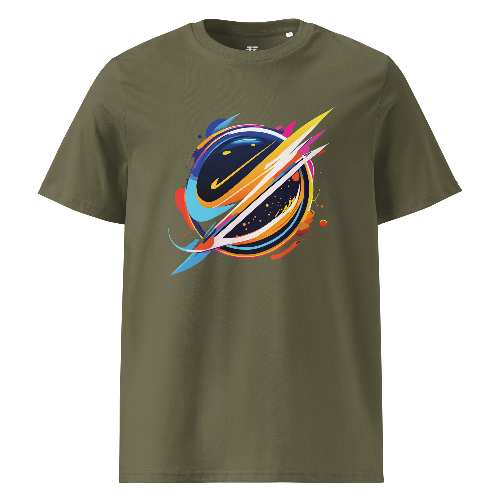 Abstract Planet Unisex organic cotton t-shirt