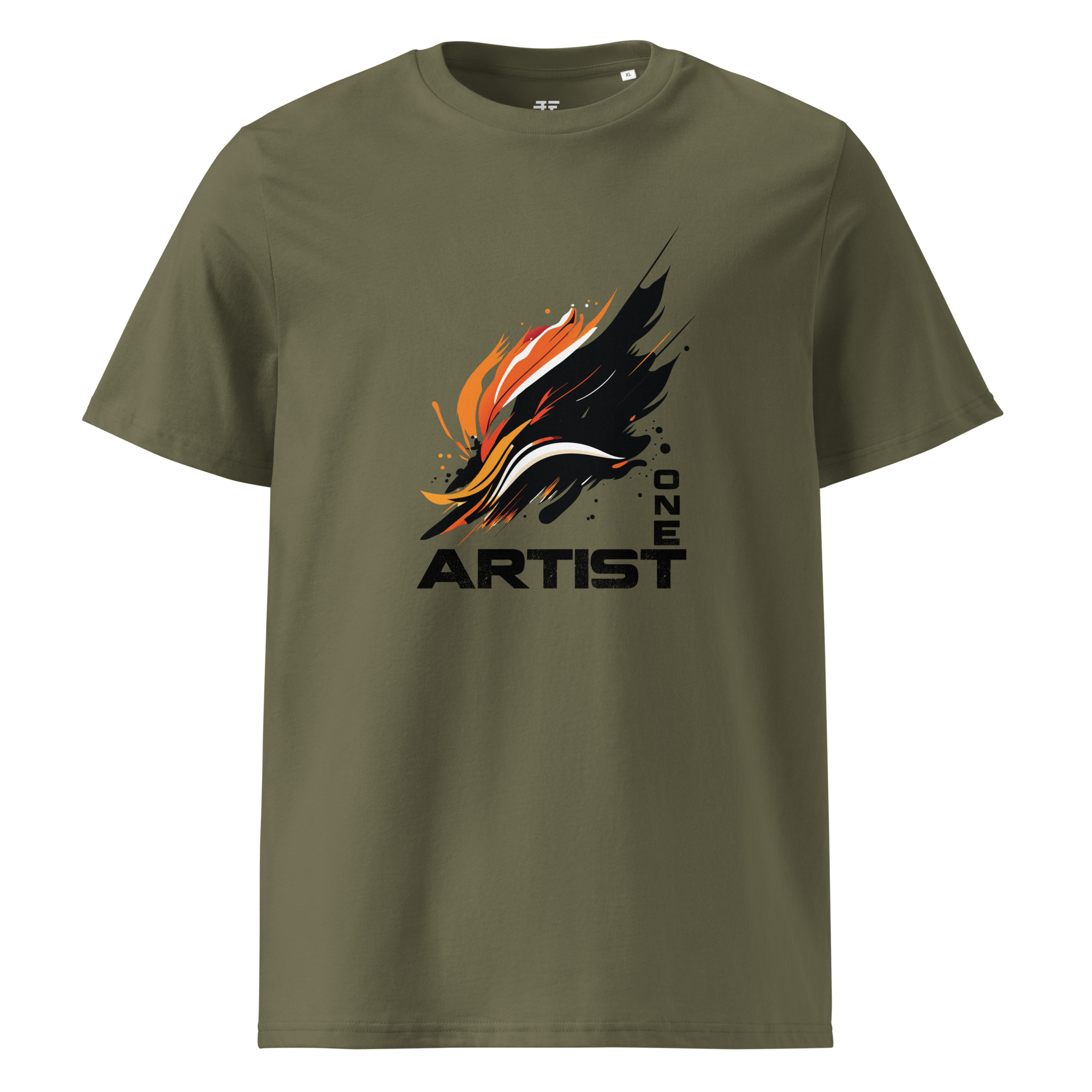 unisex-organic-cotton-t-shirt-khaki-front-683403da3e1b7.jpg Artist One Unisex organic cotton t-shirt