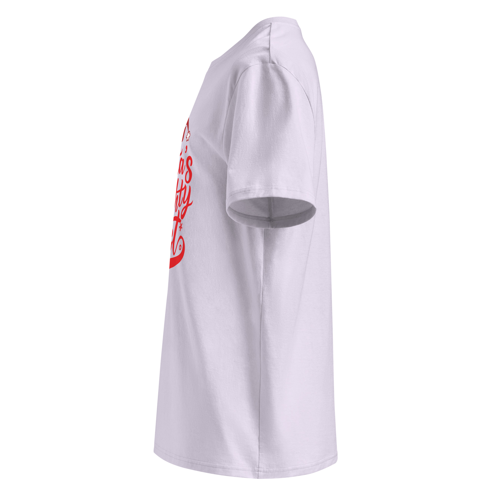unisex-organic-cotton-t-shirt-lavender-left-6834075859b53.jpg On Naughtty List Unisex organic cotton t-shirt