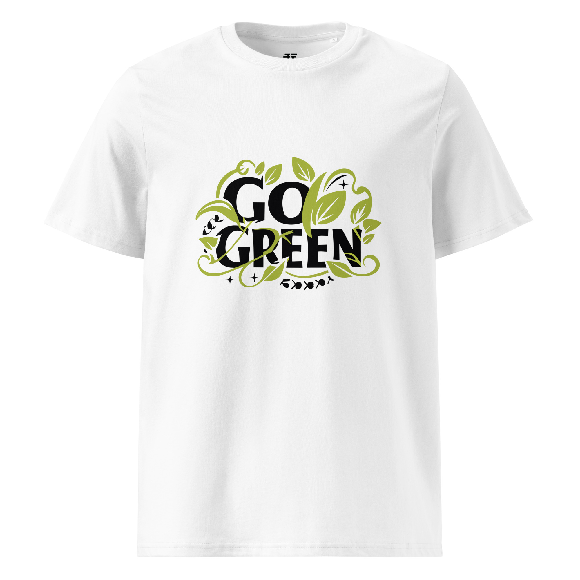 unisex-organic-cotton-t-shirt-white-front-683407b512d69.jpg Go Green X Unisex organic cotton t-shirt
