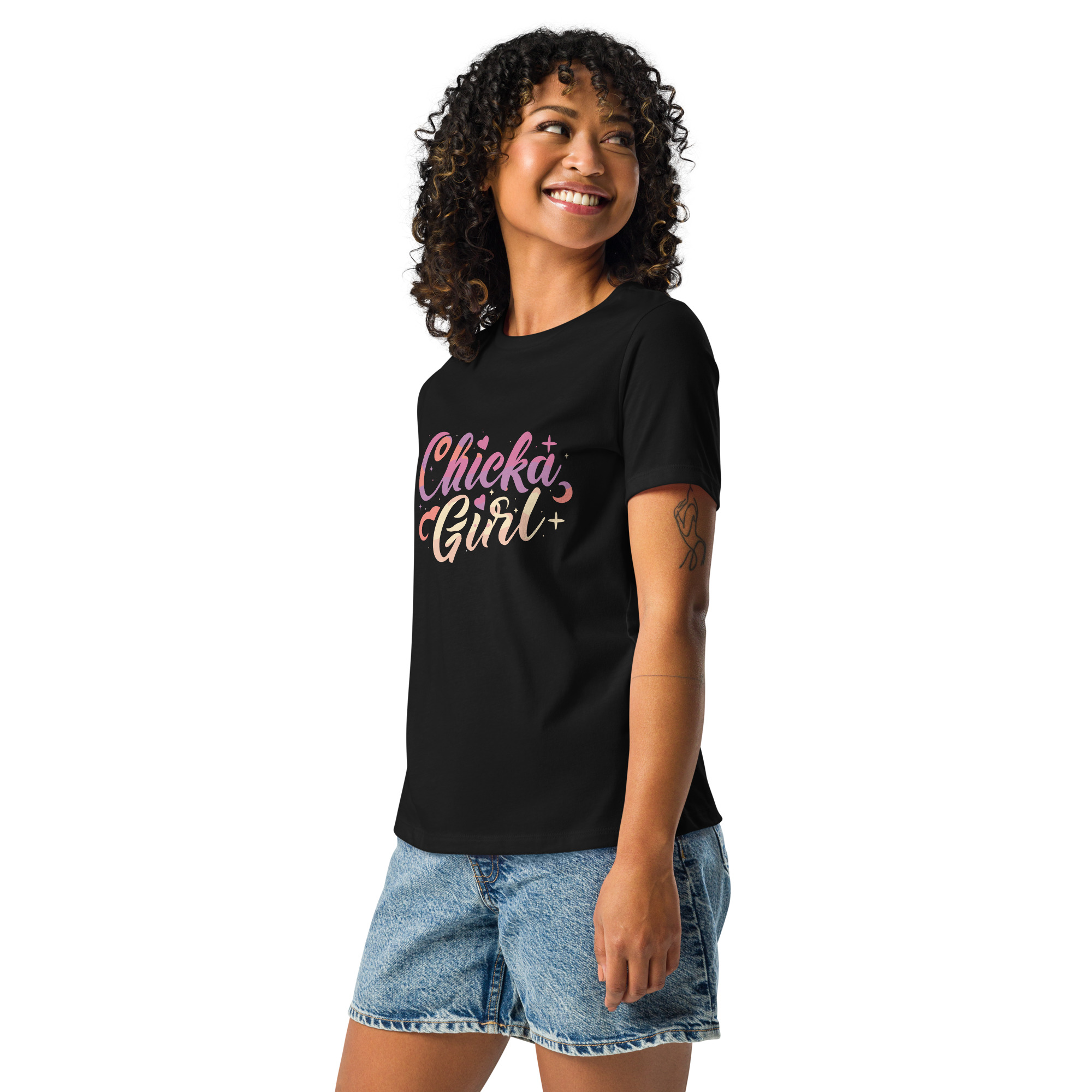 Chicka Girl Women's Relaxed T-Shirt
