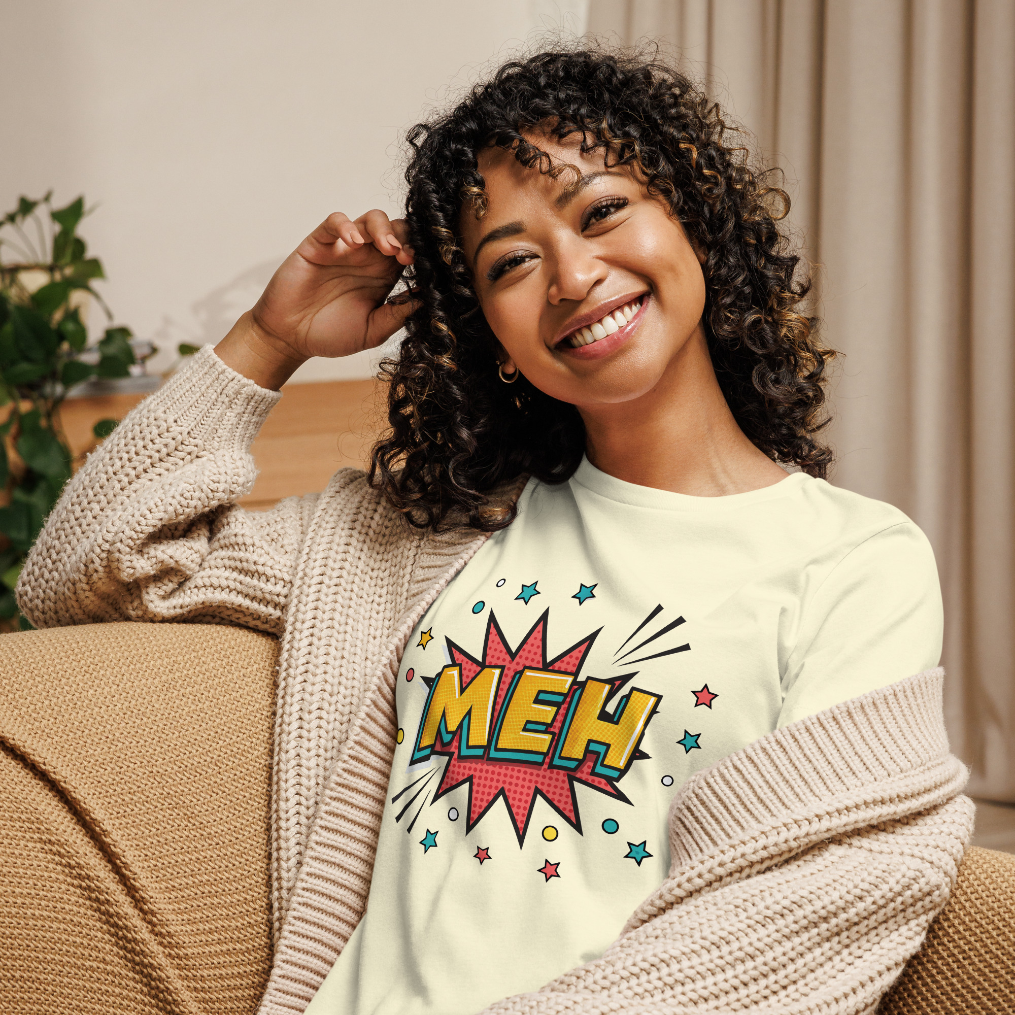 womens-relaxed-t-shirt-citron-front-68346c94841db.jpg Meh Women's Relaxed T-Shirt