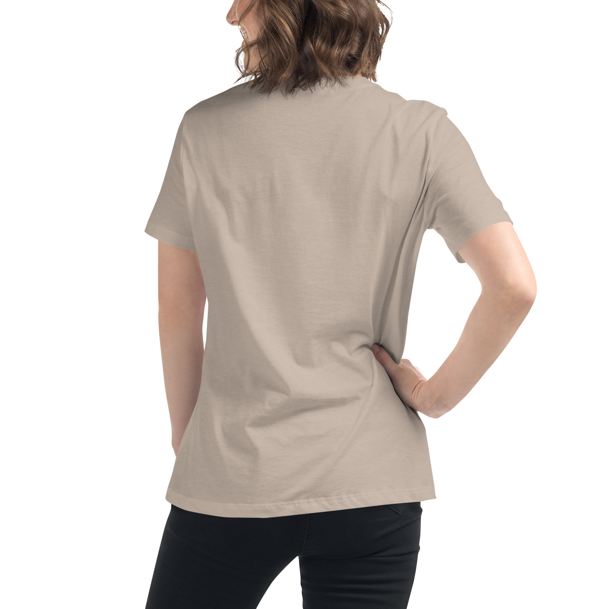 womens-relaxed-t-shirt-heather-stone-back-68346f2eedf94.jpg Beauty Brains Women's Relaxed T-Shirt