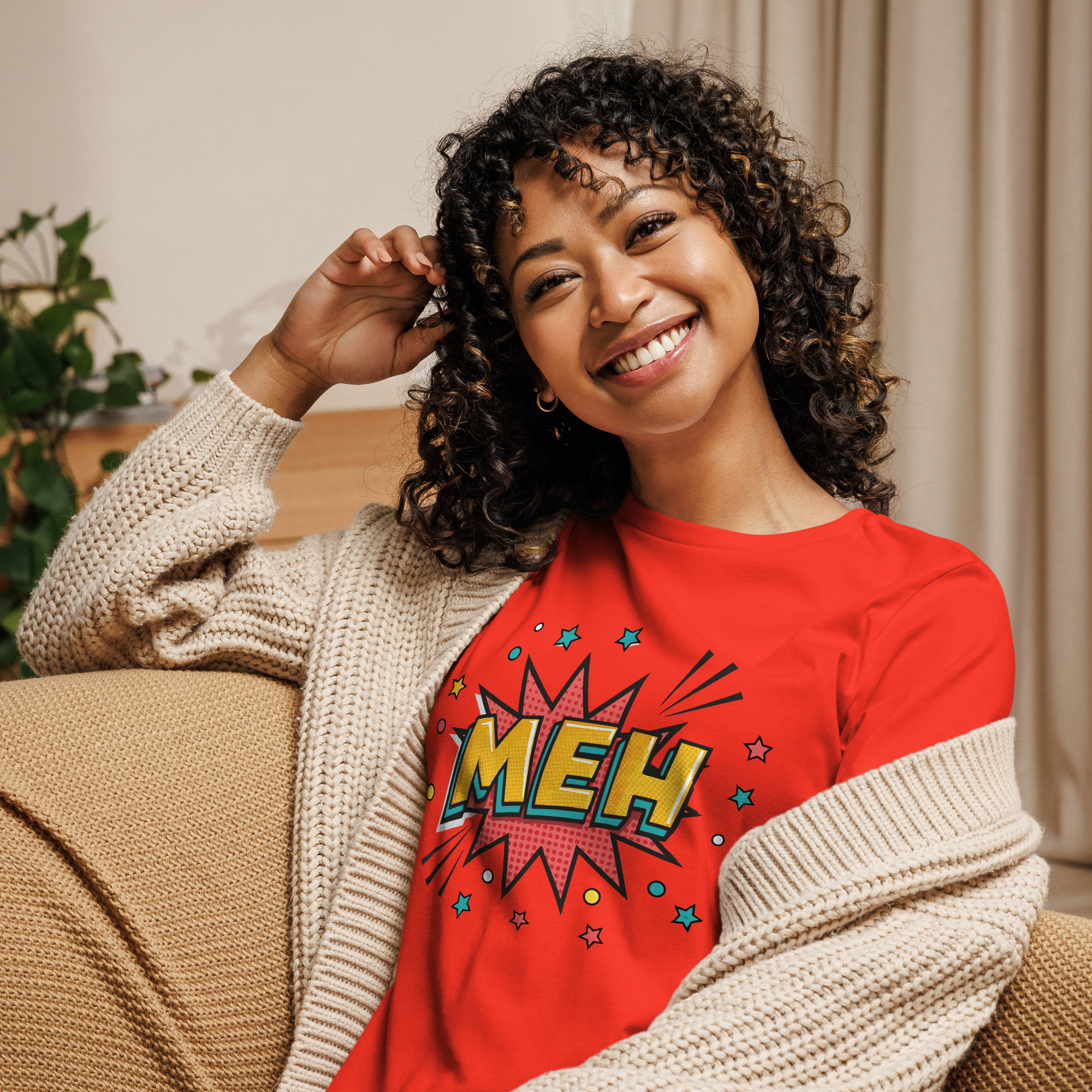 womens-relaxed-t-shirt-poppy-front-68346c946bdbd.jpg Meh Women's Relaxed T-Shirt