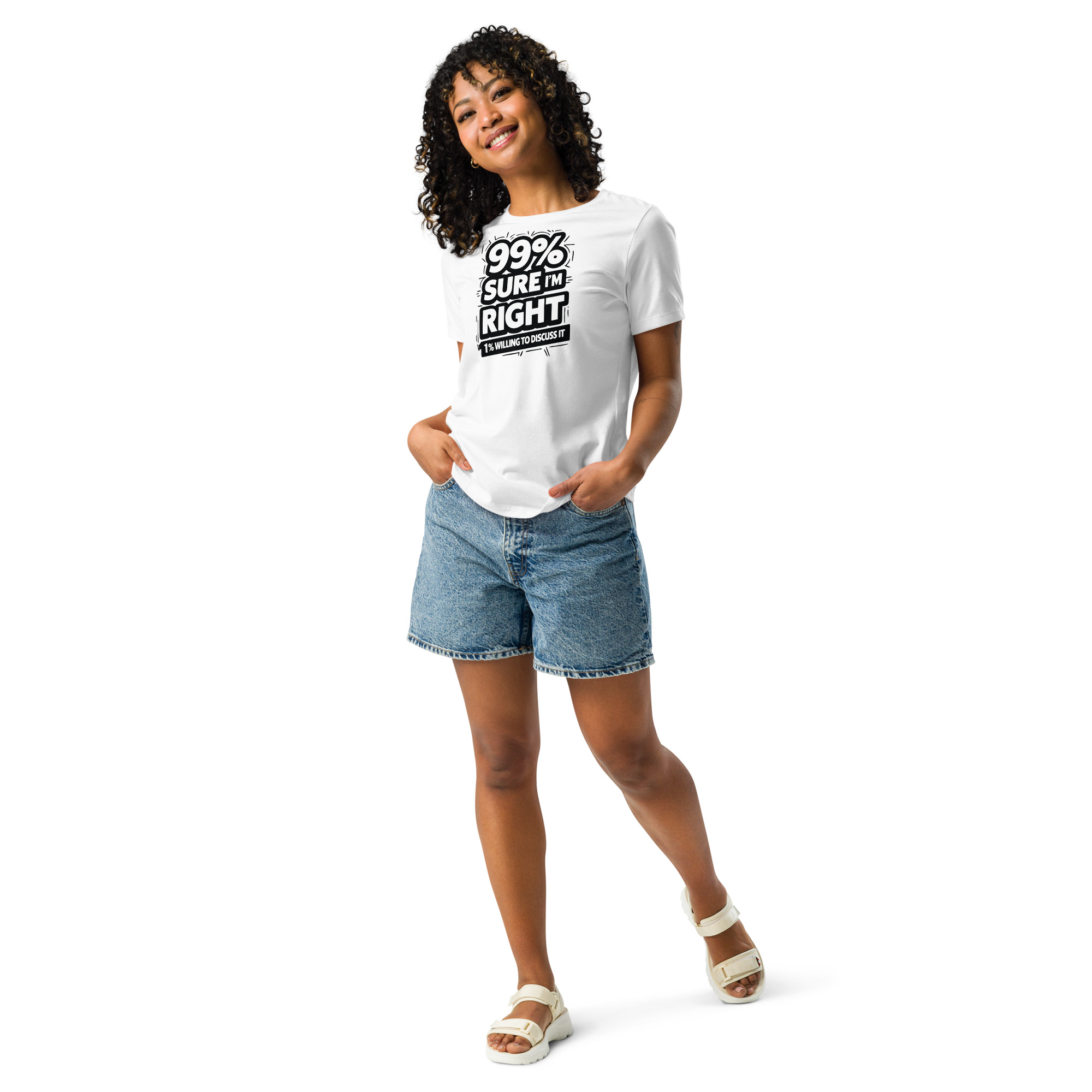 womens-relaxed-t-shirt-white-front-68346b60834c8.jpg 99% Right Women's Relaxed T-Shirt