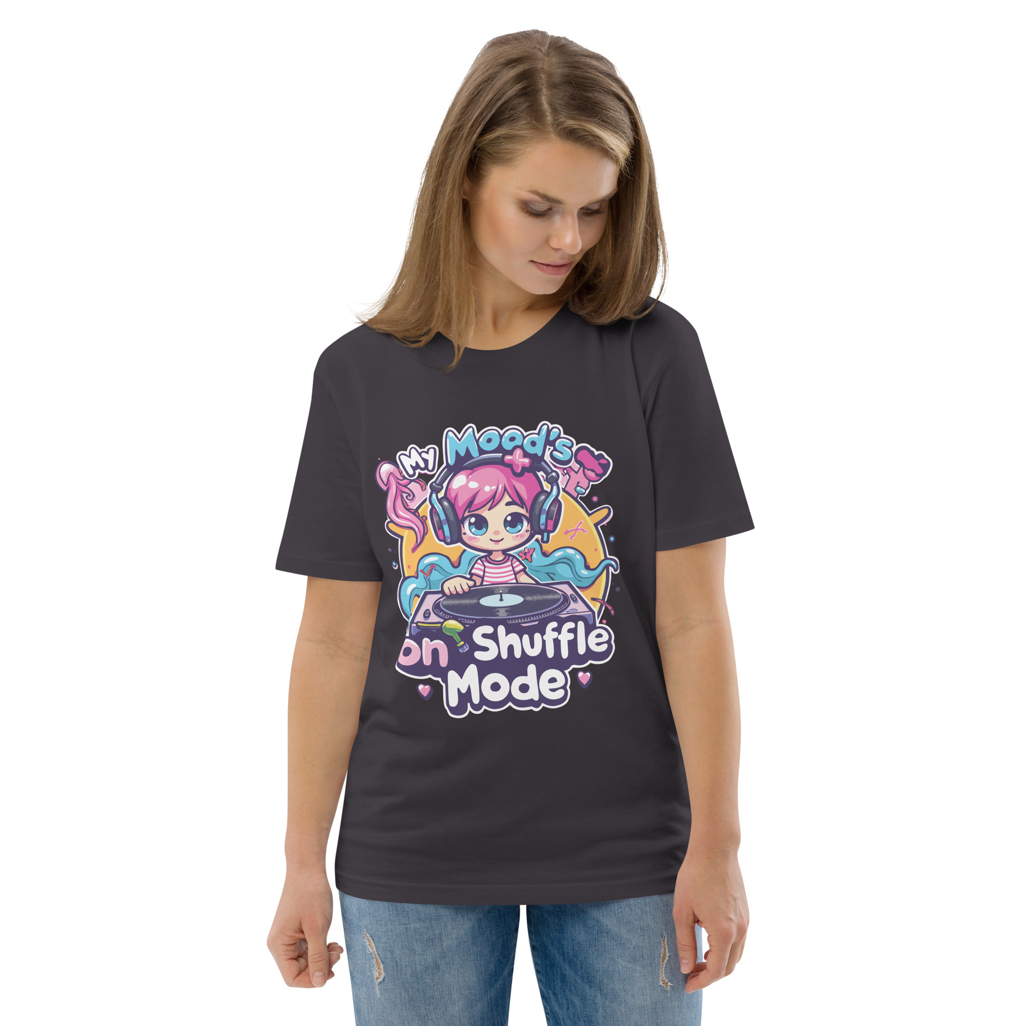 Mood Shuffle Unisex organic cotton t-shirt