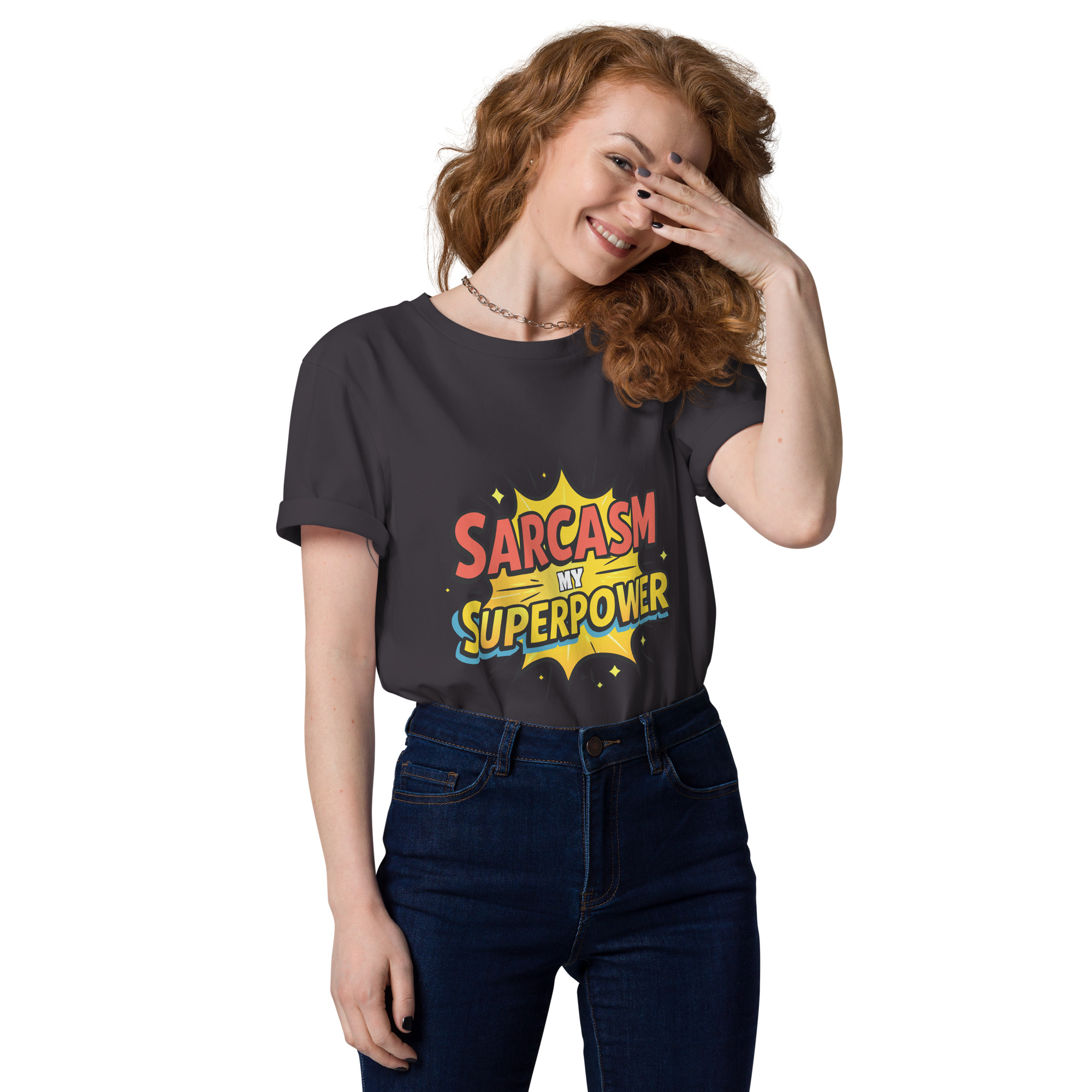 Sarcasm Unisex organic cotton t-shirt