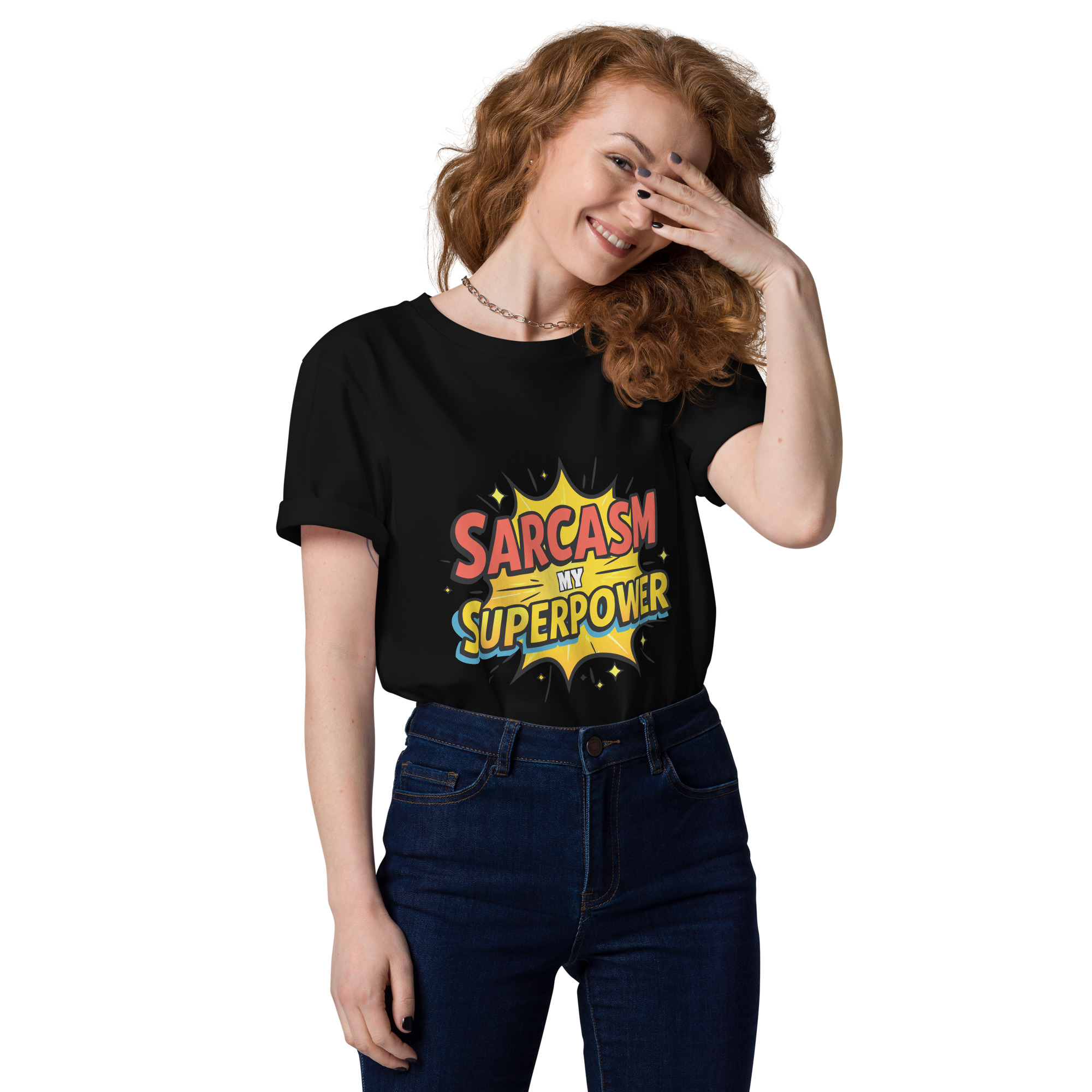 Sarcasm Unisex organic cotton t-shirt