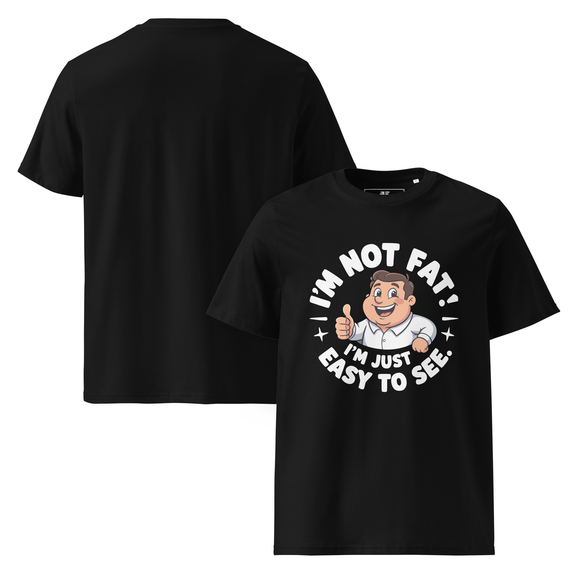 unisex-organic-cotton-t-shirt-black-front-and-back-6873735b955f4.jpg Fitman Unisex organic cotton t-shirt