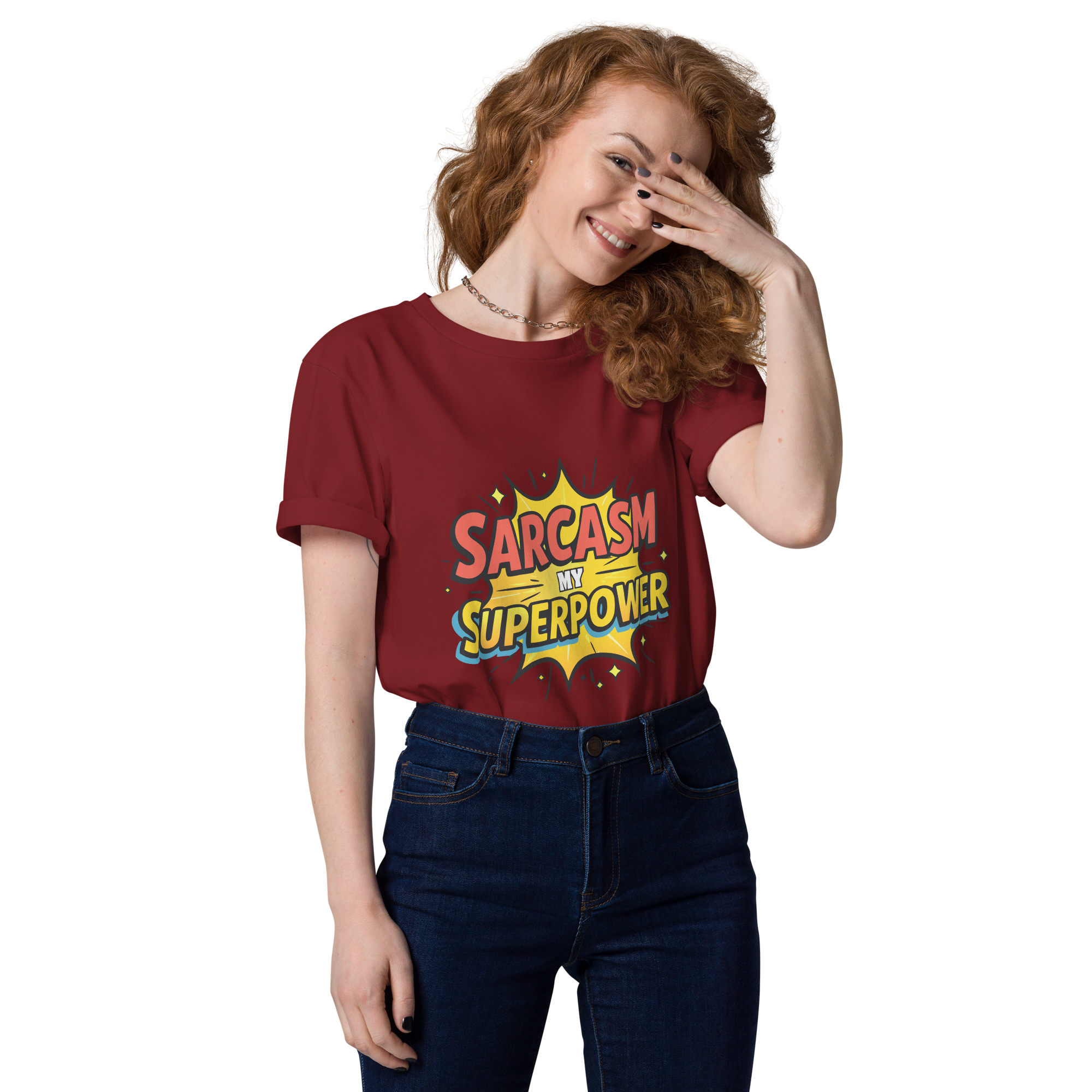 Sarcasm Unisex organic cotton t-shirt