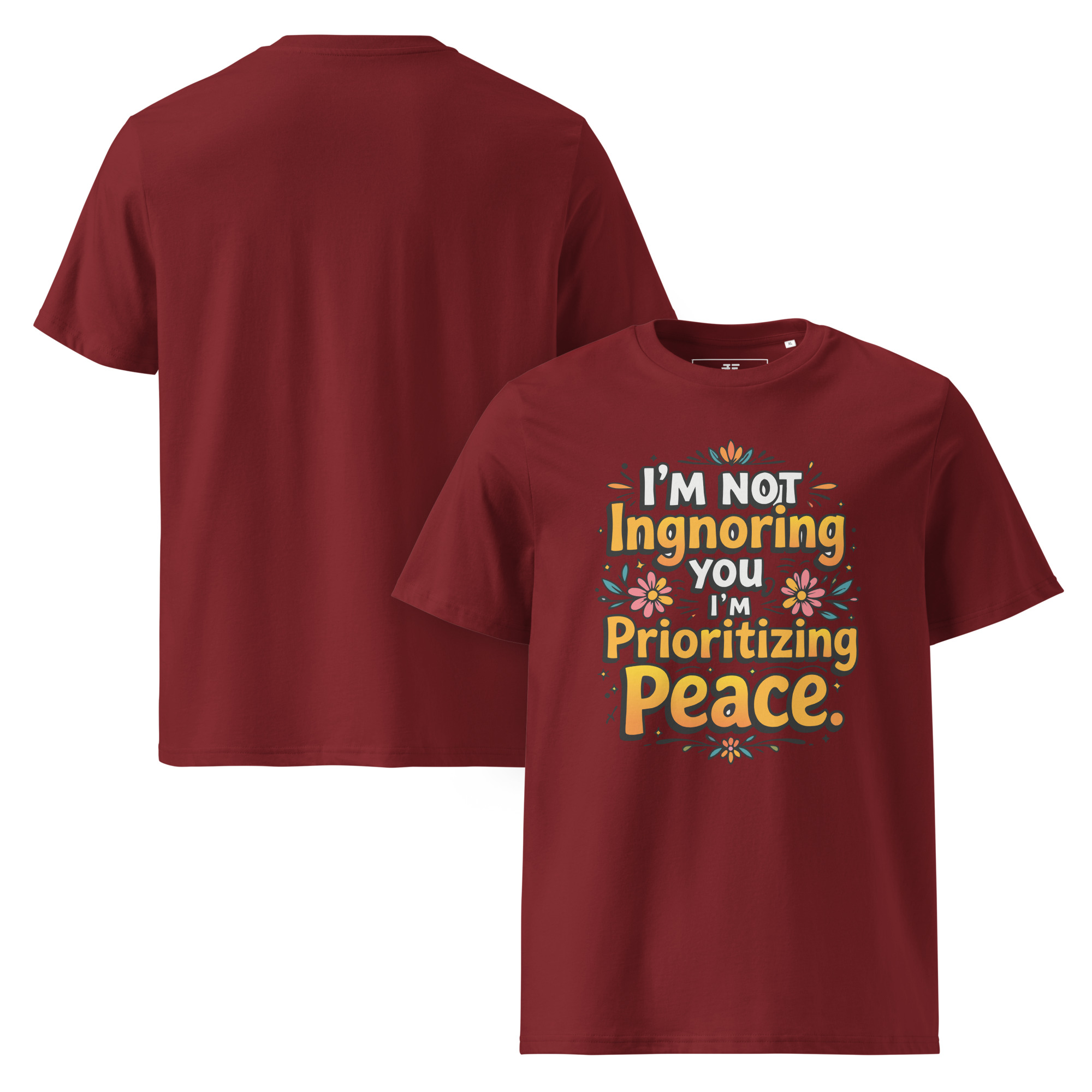 Priorities Unisex organic cotton t-shirt