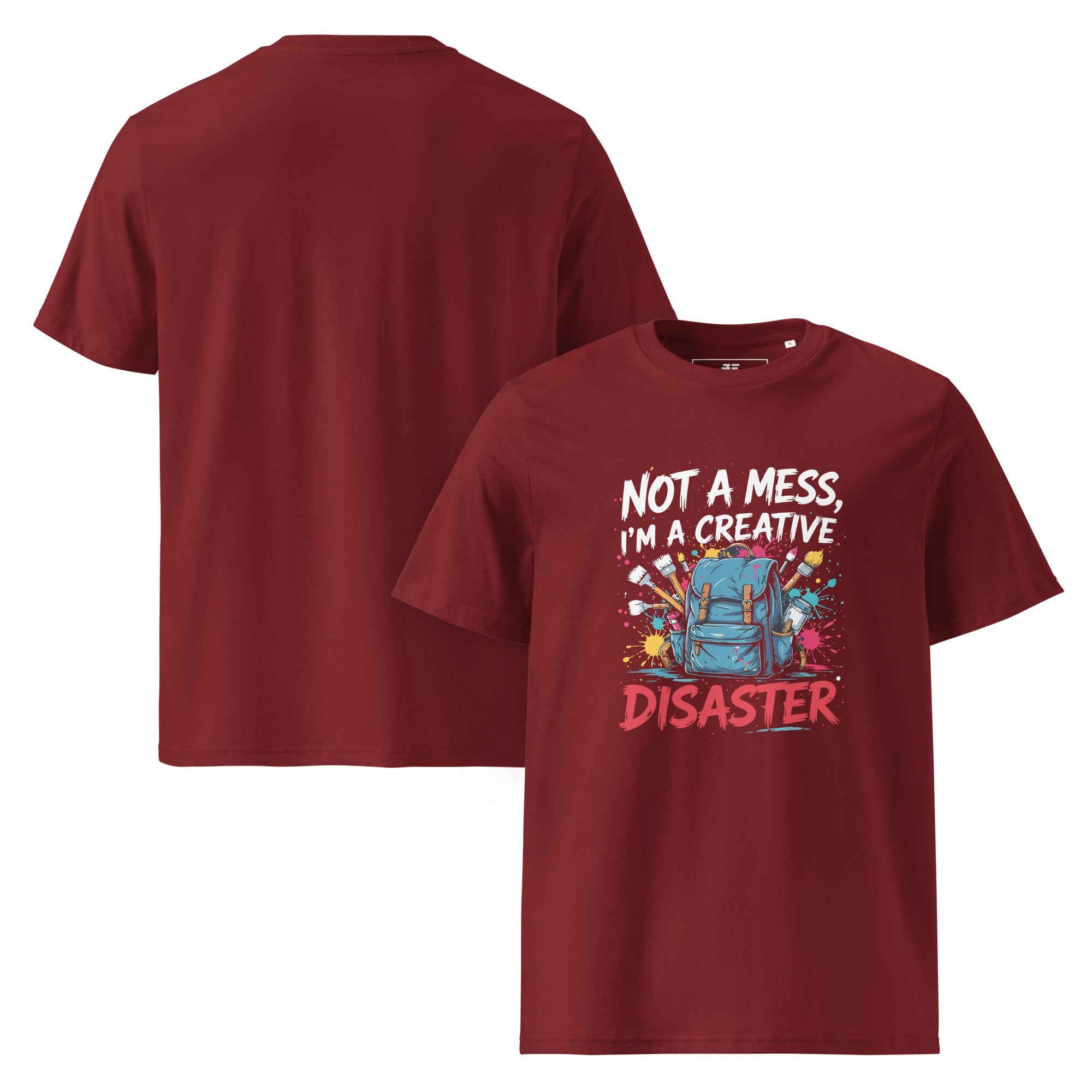 Creative Mess Unisex organic cotton t-shirt