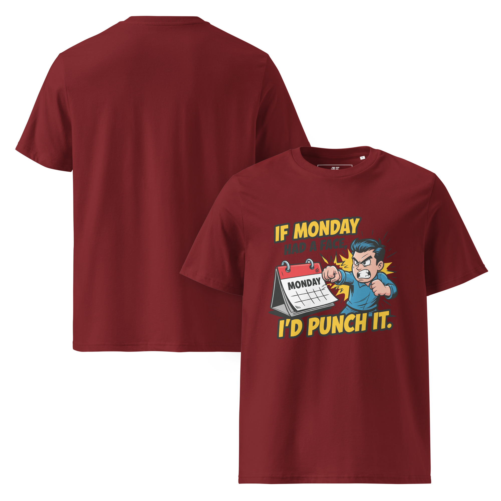Hate Monday Unisex organic cotton t-shirt