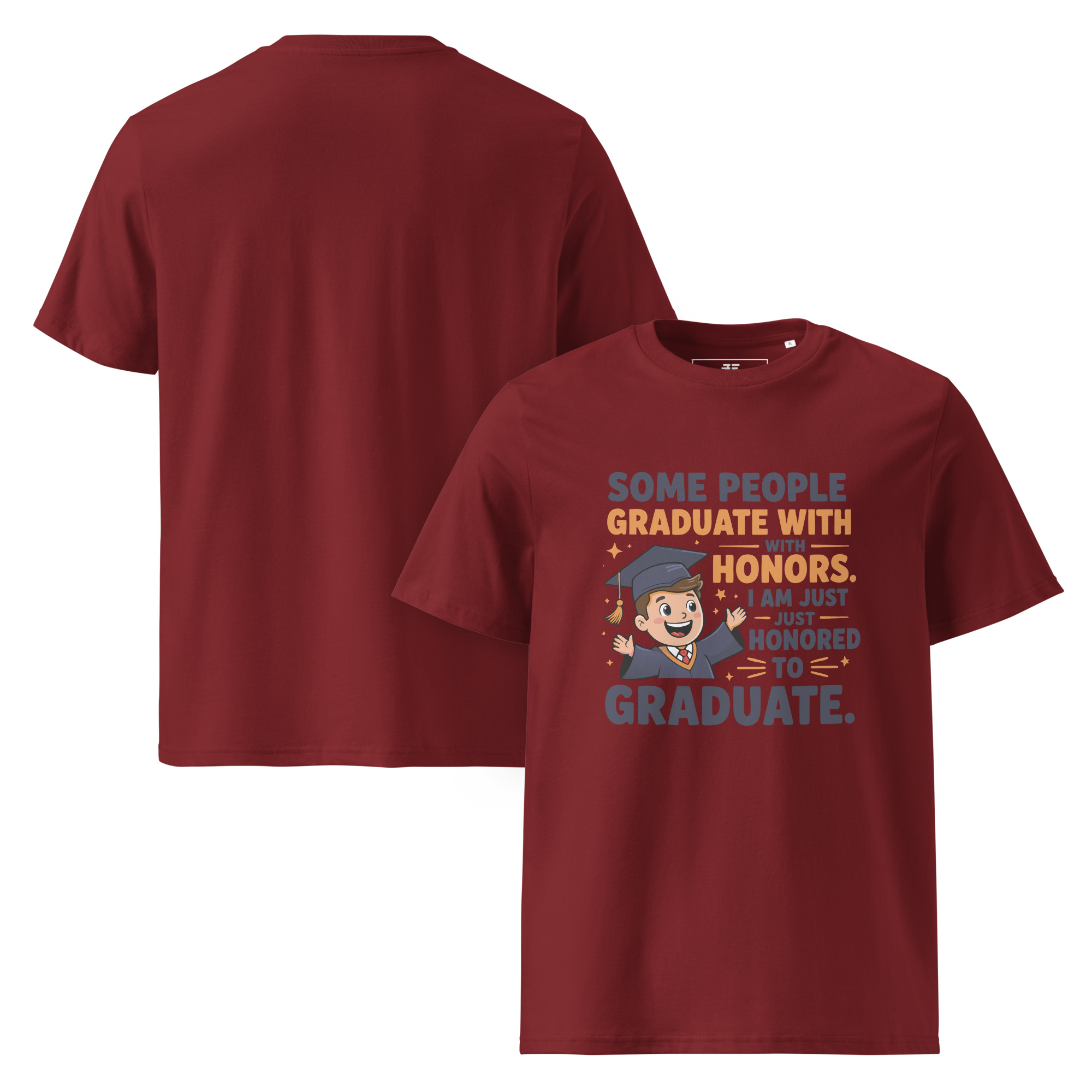 Graduated! Unisex organic cotton t-shirt